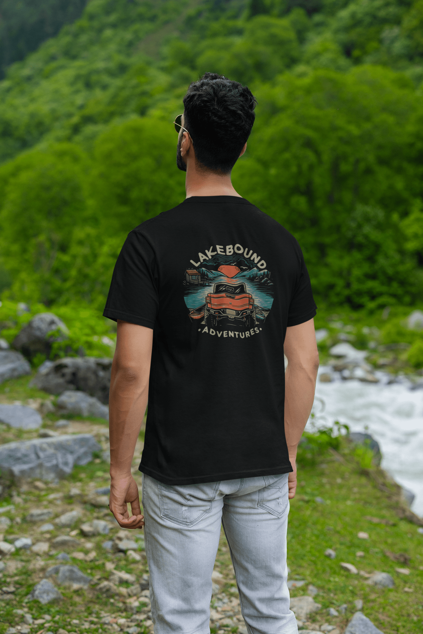 Lakebound Adventures Graphic Tee Hoodie, Sweatshirt | ZylaModa.com (Image 2)