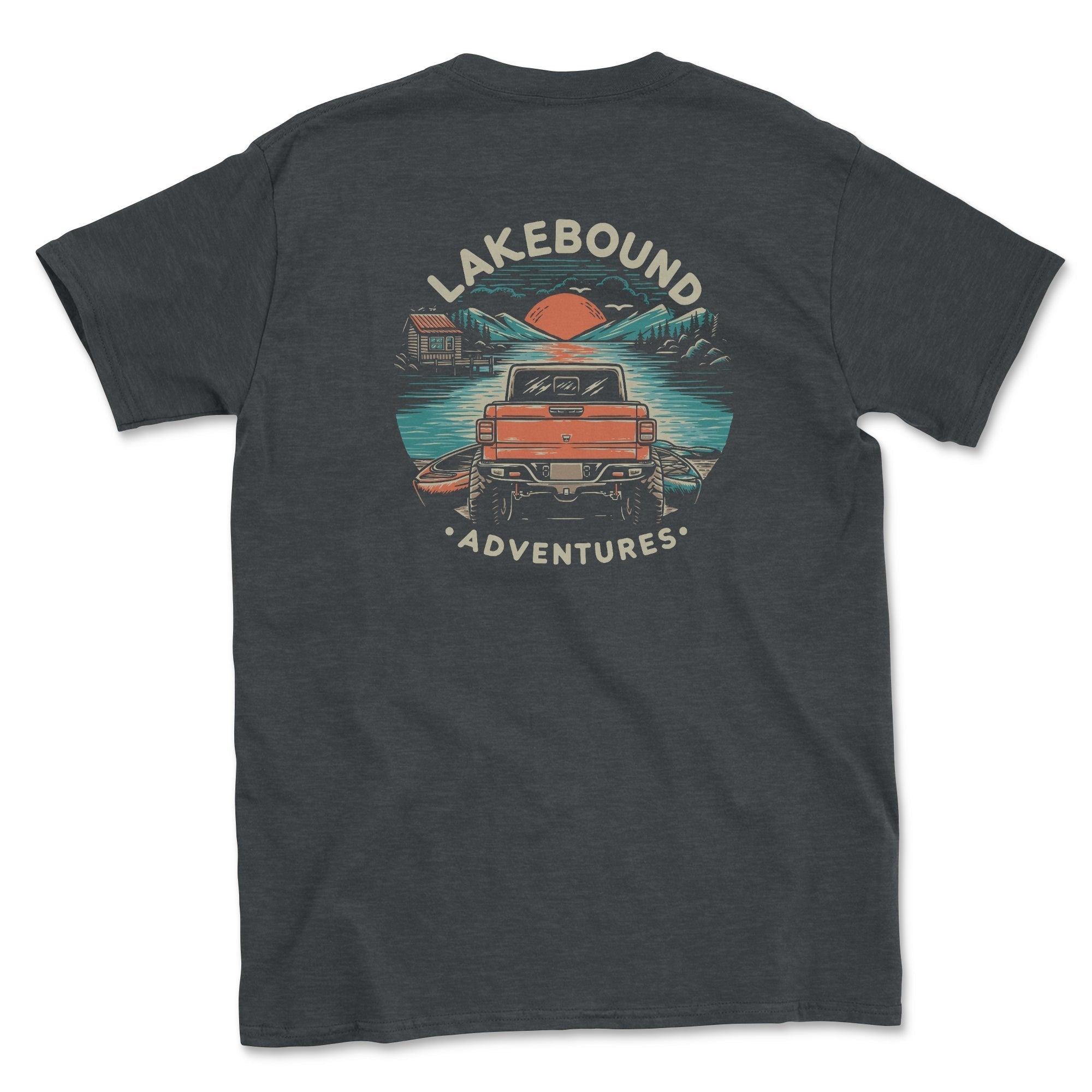 Lakebound Adventures Graphic Tee Hoodie, Sweatshirt | ZylaModa.com (Image 3)