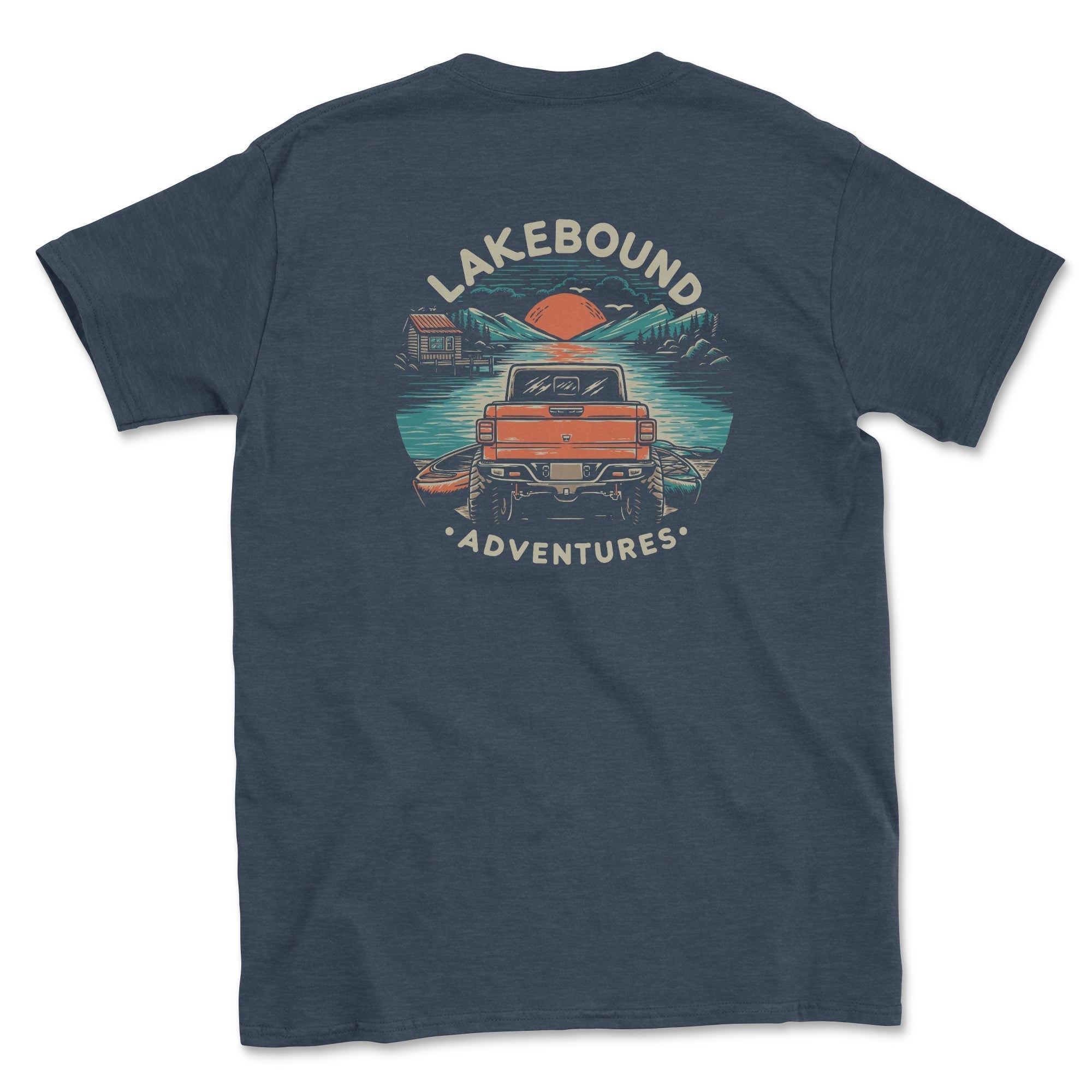 Lakebound Adventures Graphic Tee Hoodie, Sweatshirt | ZylaModa.com (Image 1)