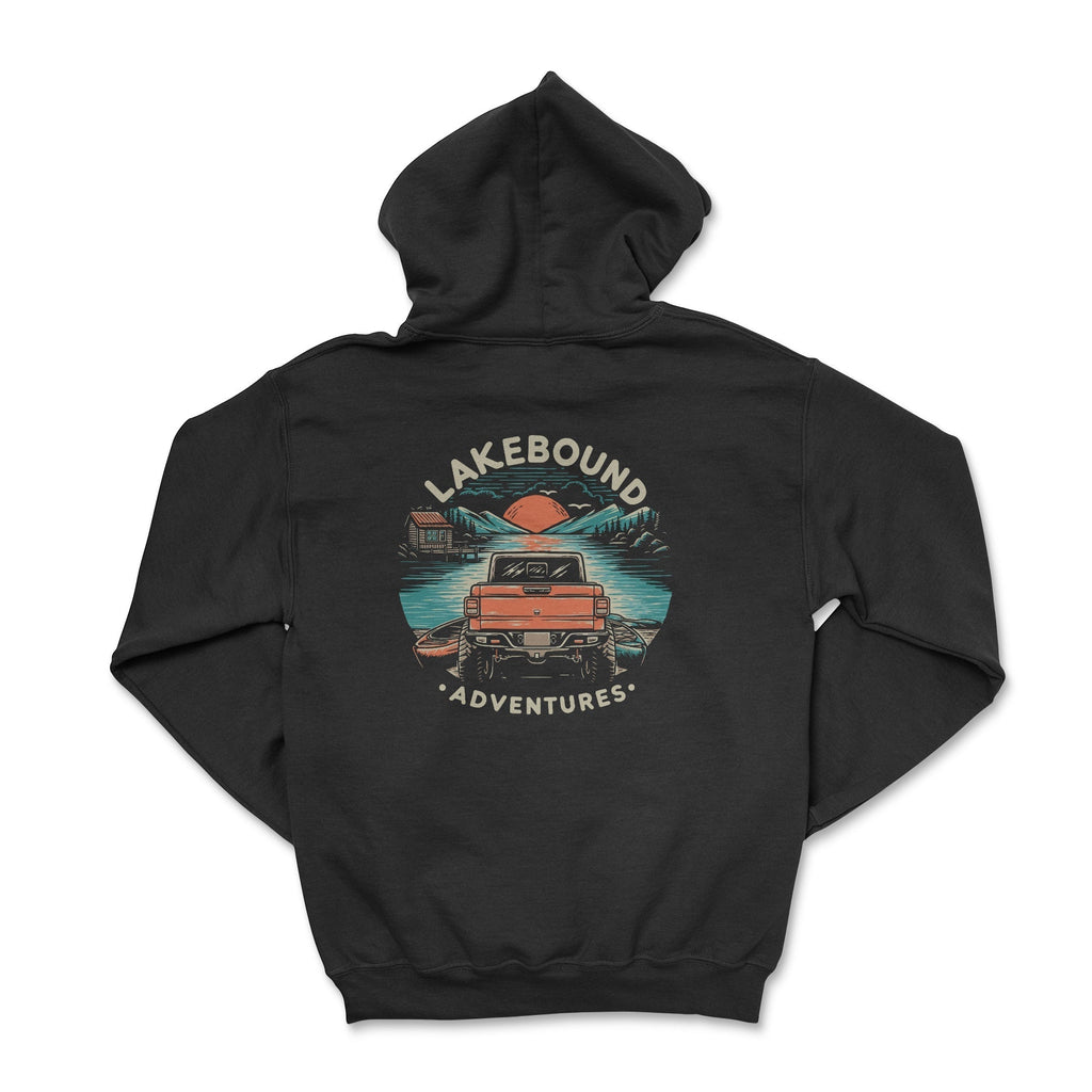 Lakebound Adventures Zip-Up Hoodie-Lake Life, Good Life T-Shirts, Sweatshirt | ZylaModa.com (Image 1)