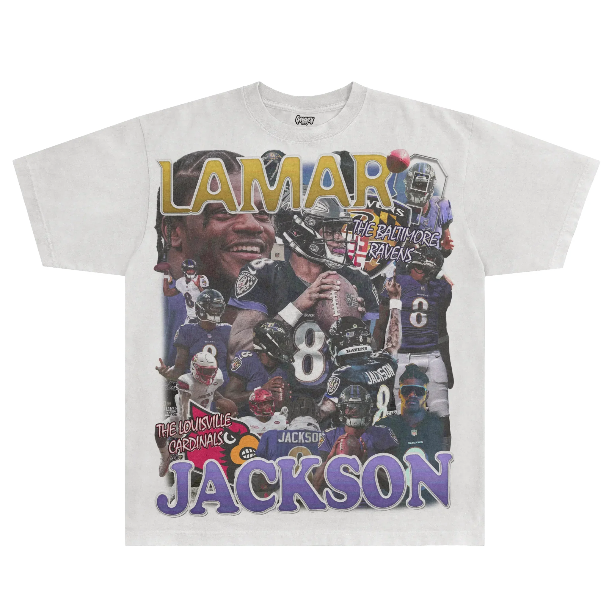 Lamar Jackson Ravens Tee Hoodie, Sweatshirt | ZylaModa.com (Image 1)