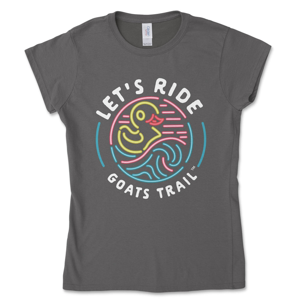 Let's Ride Neon Duck Women's Tee Shirt Hoodie, Sweatshirt | ZylaModa.com (Image 1)