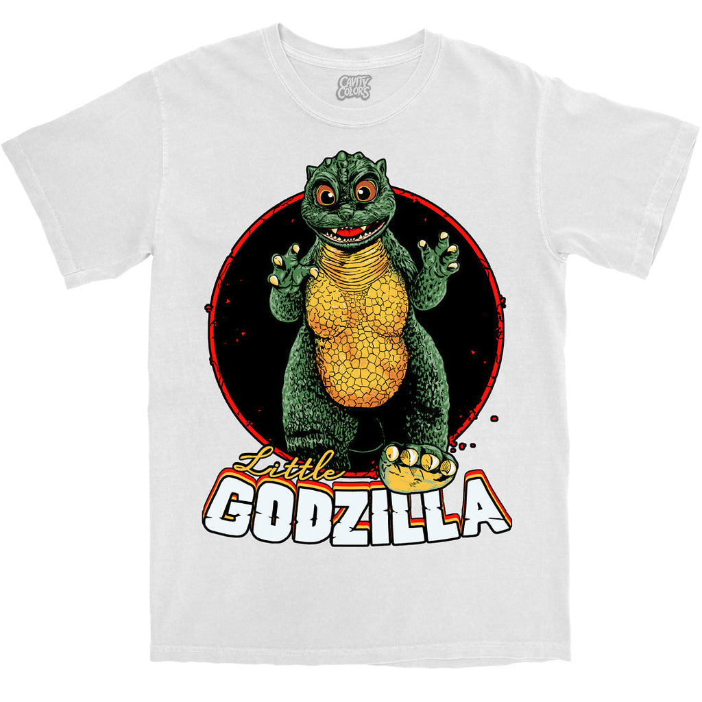 LITTLE GODZILLA - T-SHIRT - WHITE VARIANT (COMFORT COLORS) Hoodie, Sweatshirt | ZylaModa.com (Image 1)