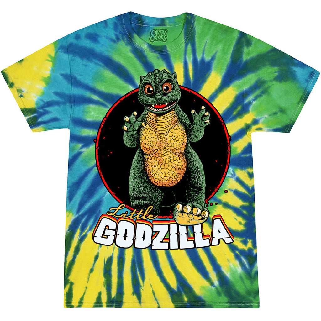 LITTLE GODZILLA - TIE-DYE T-SHIRT (LIMITED TO 150) Hoodie, Sweatshirt | ZylaModa.com (Image 1)