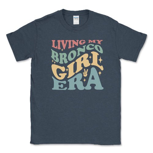 Living My Bronco Girl Era Graphic Tee Hoodie, Sweatshirt | ZylaModa.com (Image 4)