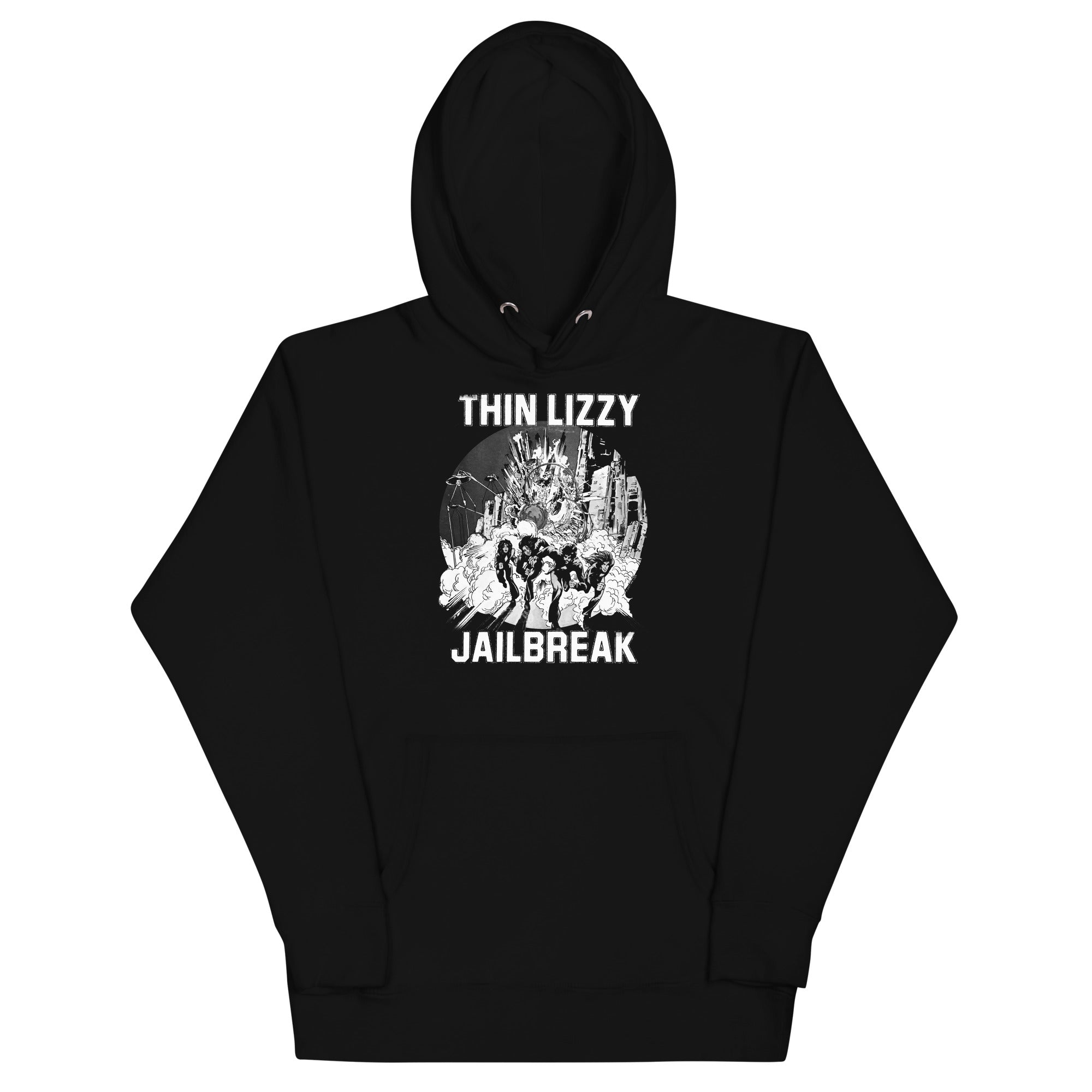 Thin Lizzy - White Jailbreak Hoodie T-Shirts, Sweatshirt | ZylaModa.com