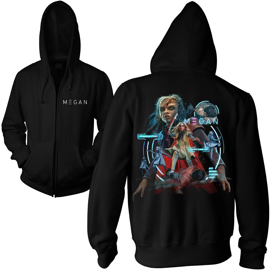 M3GAN - ZIP UP HOODIE T-Shirts, Sweatshirt | ZylaModa.com (Image 1)