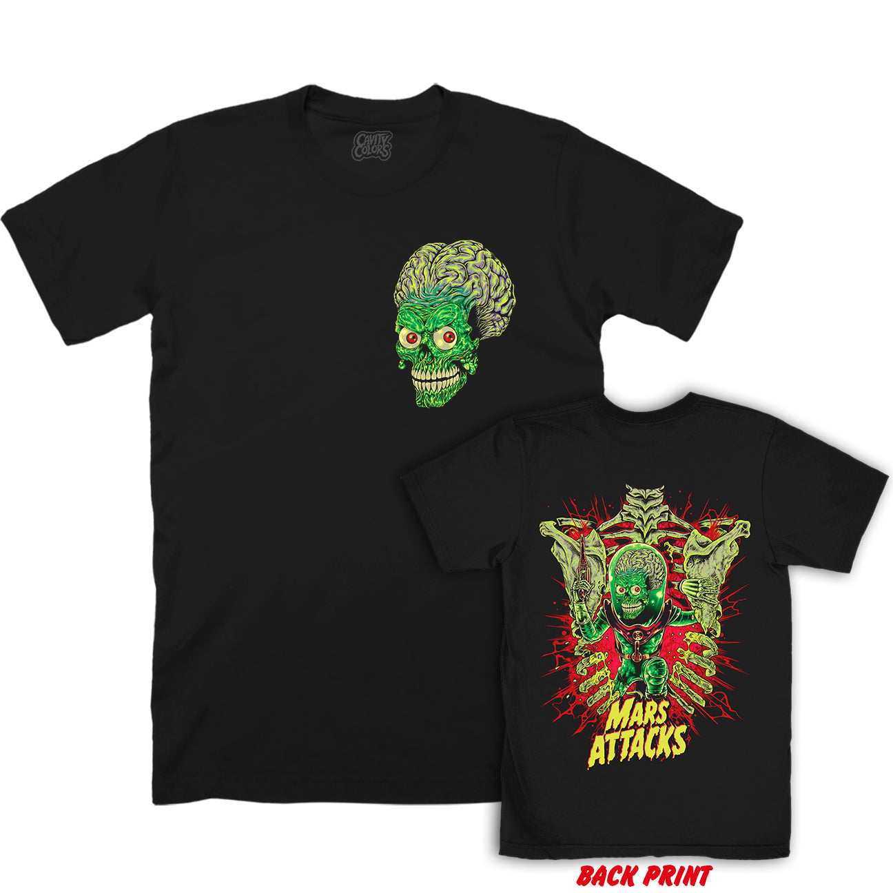 MARS ATTACKS: RIB CAGE MELTER - T-SHIRT Hoodie, Sweatshirt | ZylaModa.com (Image 1)