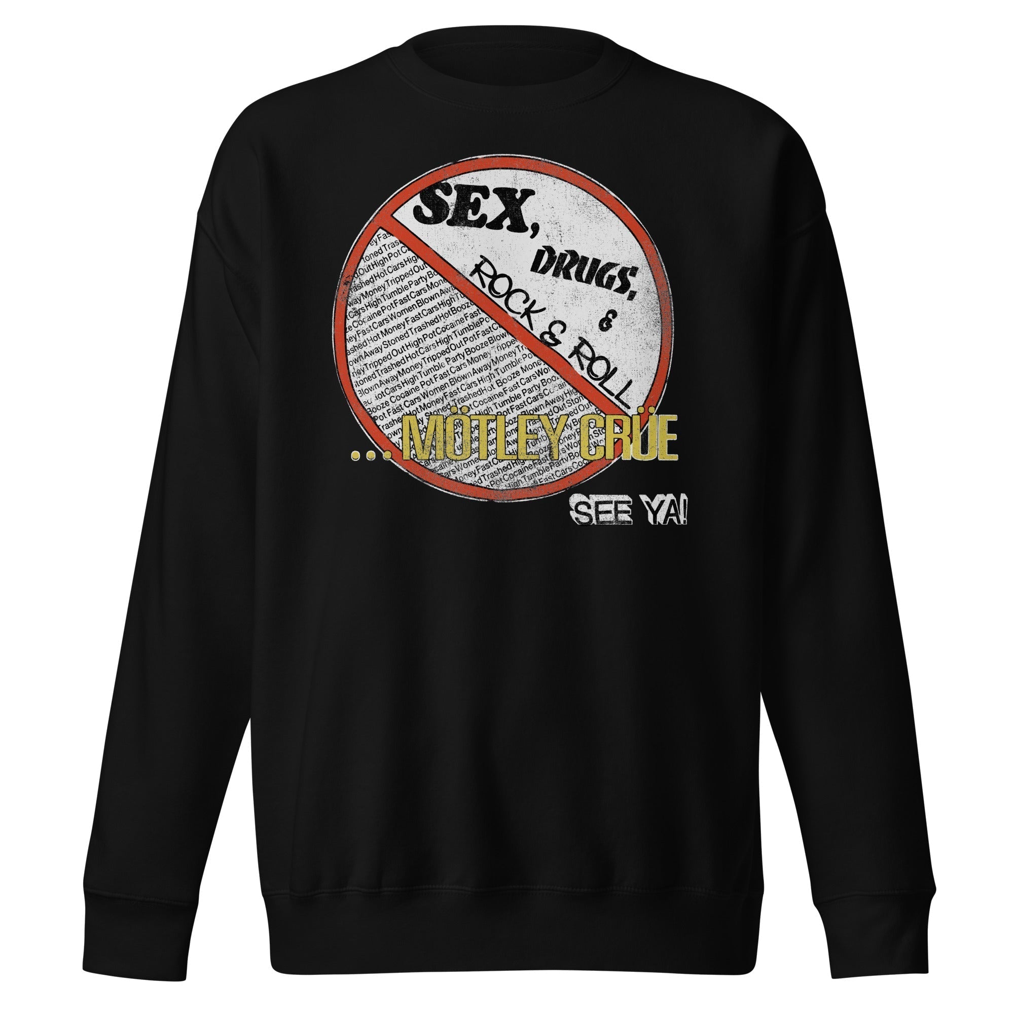Motley Crue - No Fun Tour '84 Sweatshirt T-Shirts, Hoodie | ZylaModa.com (Image 1)