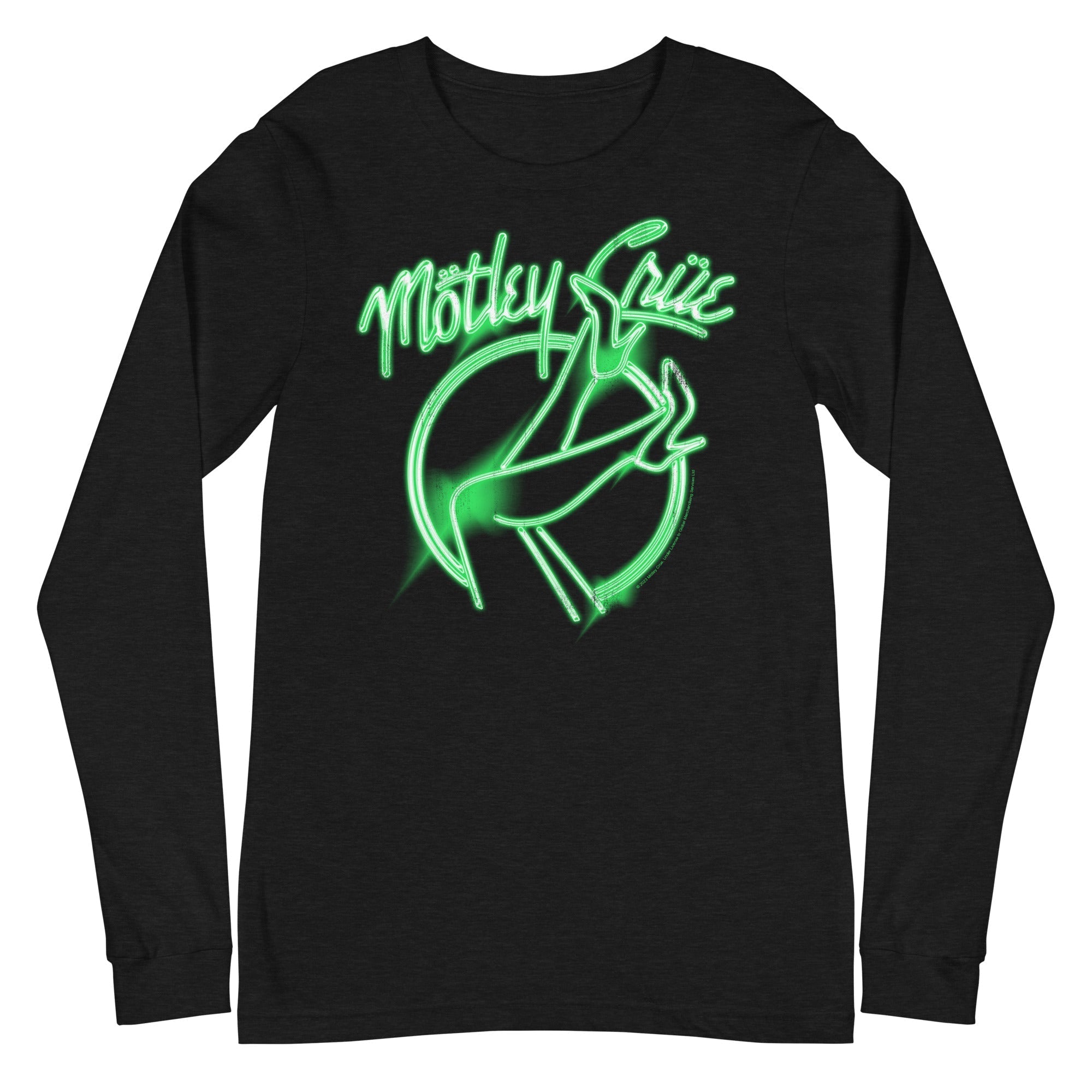 Motley Crue - Neon Green Girls Long Sleeve T-Shirt Hoodie, Sweatshirt | ZylaModa.com