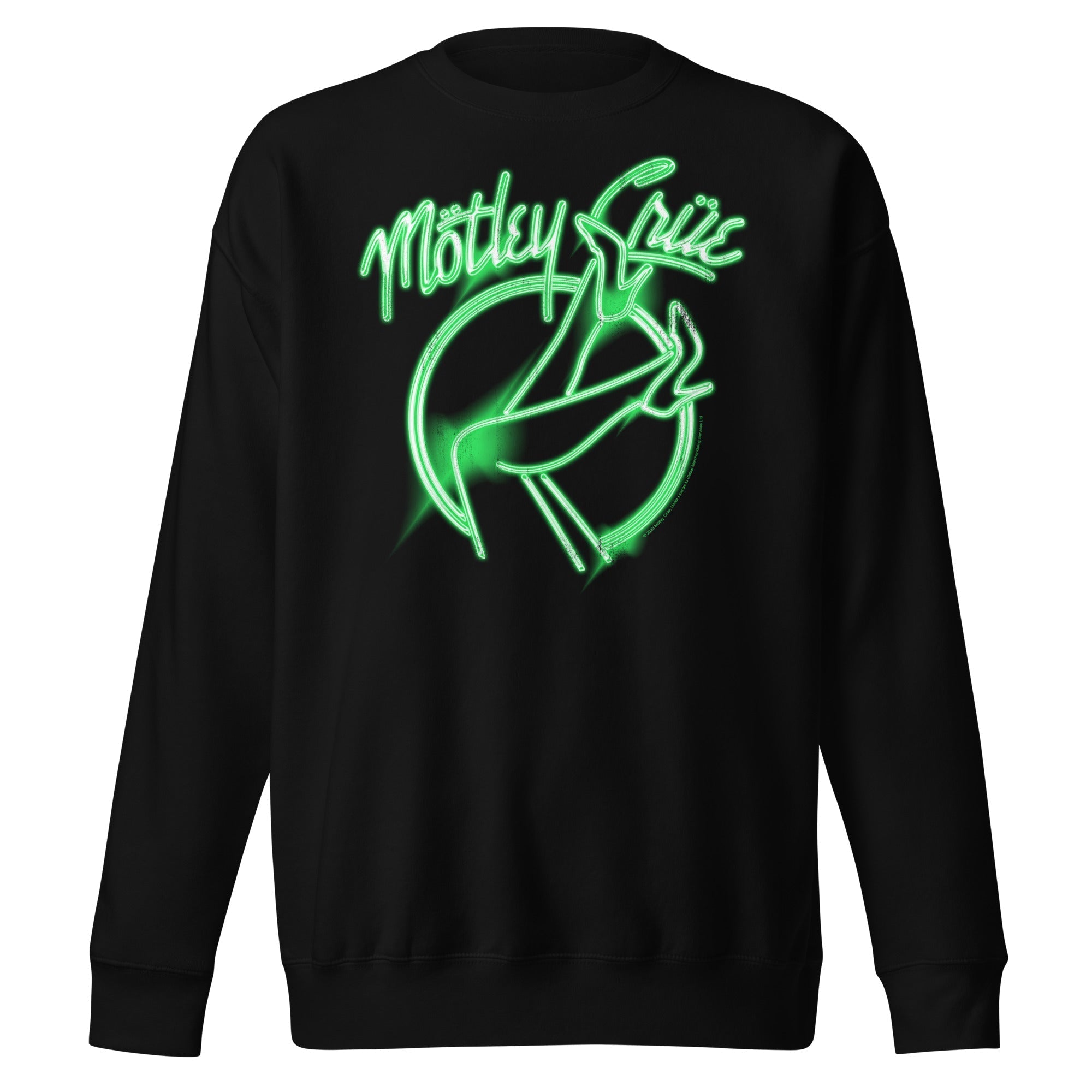Motley Crue - Neon Green Girls Sweatshirt T-Shirts, Hoodie | ZylaModa.com