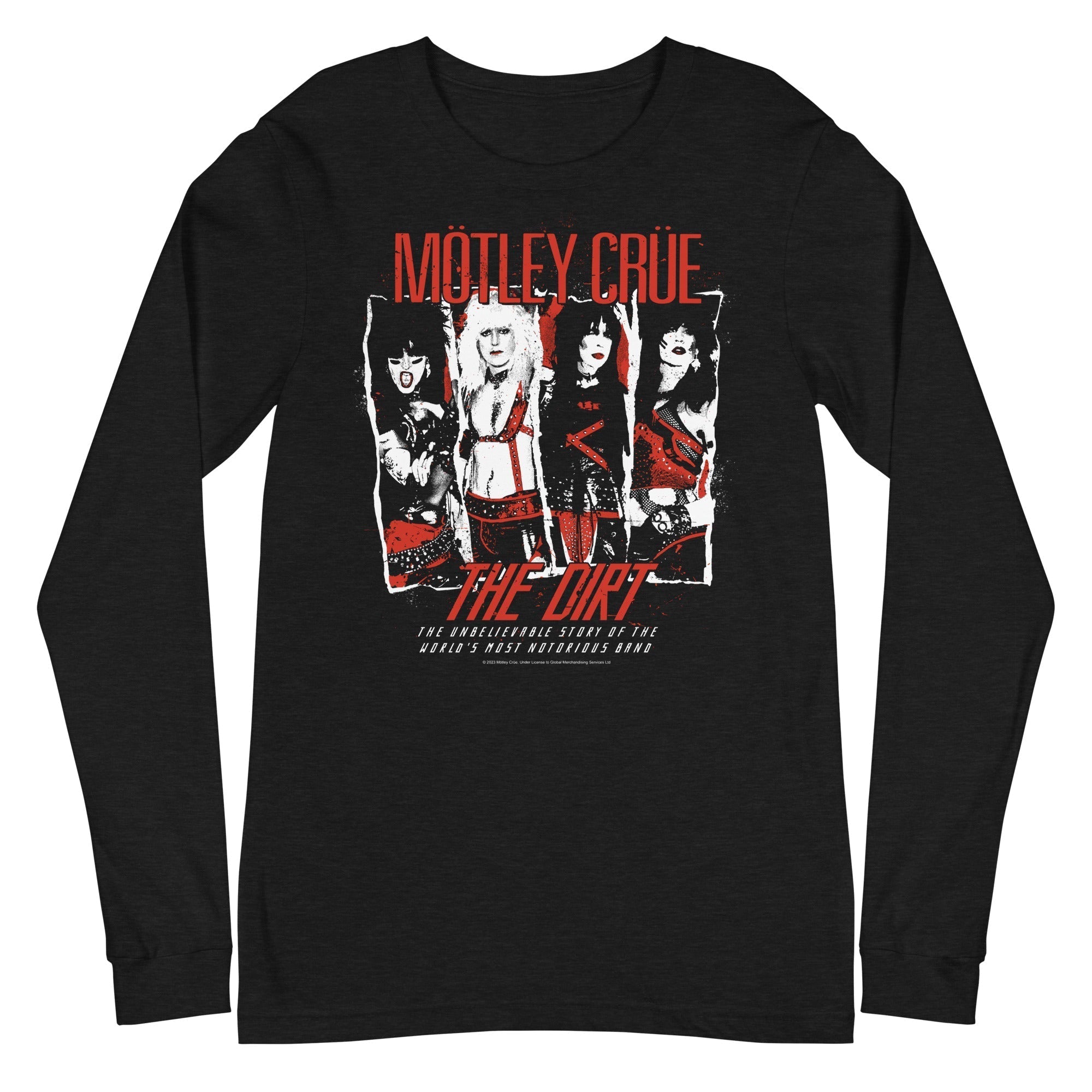Motley Crue - The Dirt Long Sleeve T-Shirt Hoodie, Sweatshirt | ZylaModa.com
