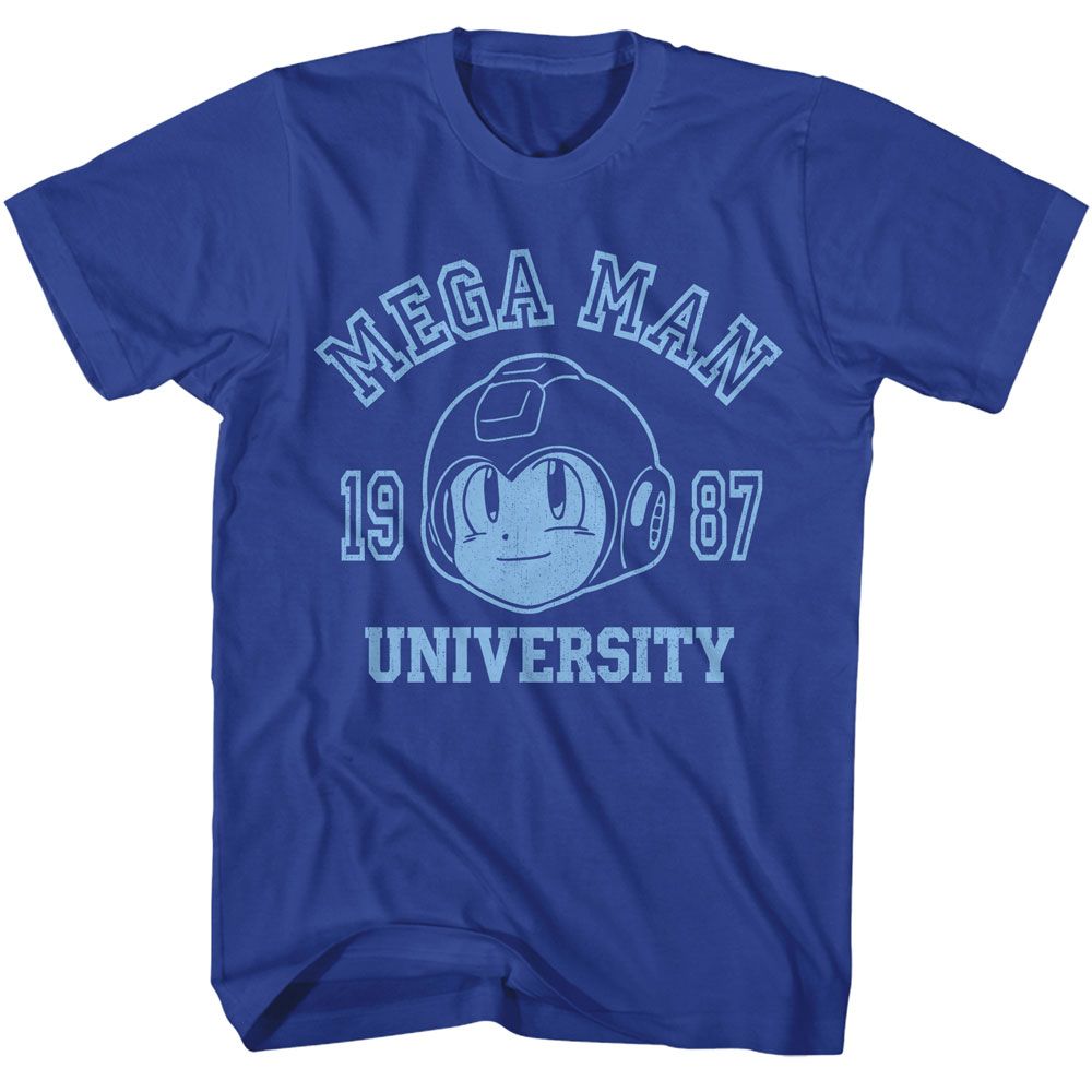 Mega Man - Mega University Boyfriend Tee Hoodie, Sweatshirt | ZylaModa.com