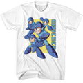 Mega Man - Multiple Poses Boyfriend Tee Hoodie, Sweatshirt | ZylaModa.com