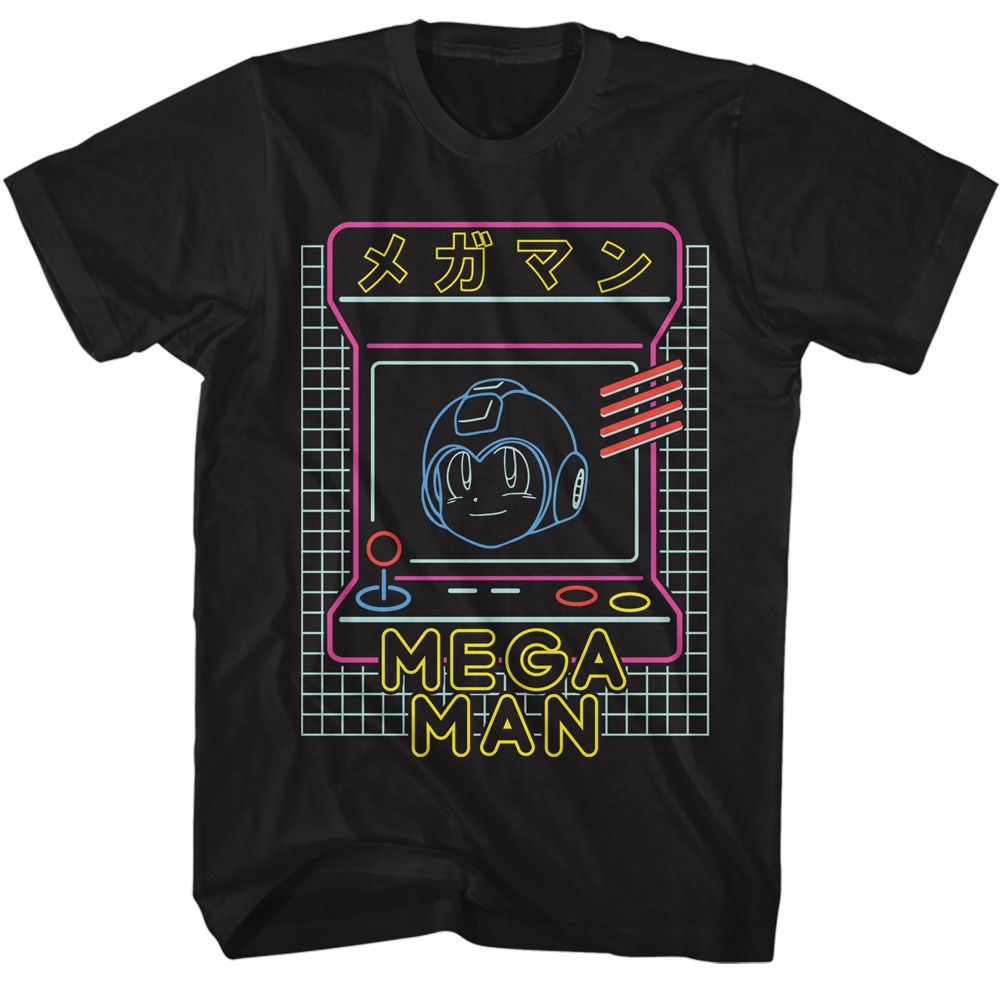 Mega Man - Neon Arcade T-Shirt Hoodie, Sweatshirt | ZylaModa.com