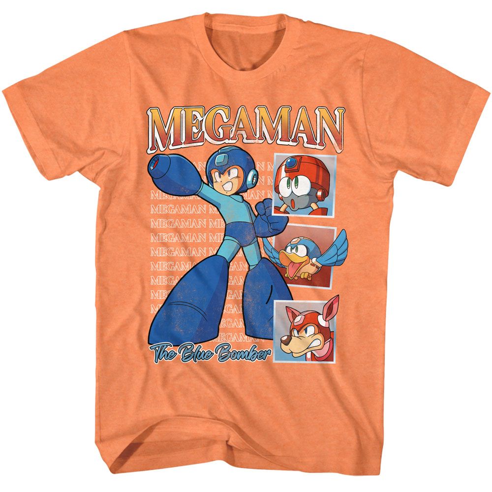 Mega Man - Repeat Squares T-Shirt Hoodie, Sweatshirt | ZylaModa.com