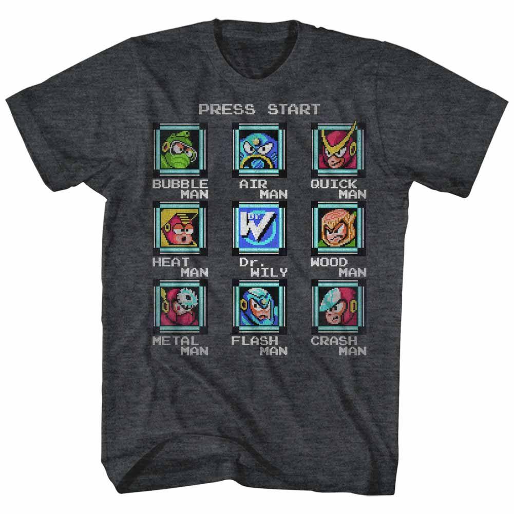 Mega Man Stage Select T-Shirt Hoodie, Sweatshirt | ZylaModa.com