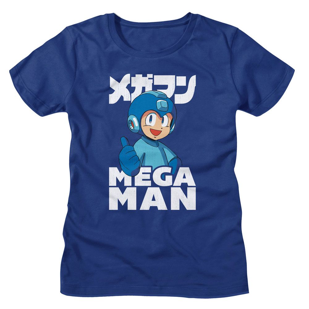 Mega Man - Thumbs Up Womens T-Shirt Hoodie, Sweatshirt | ZylaModa.com