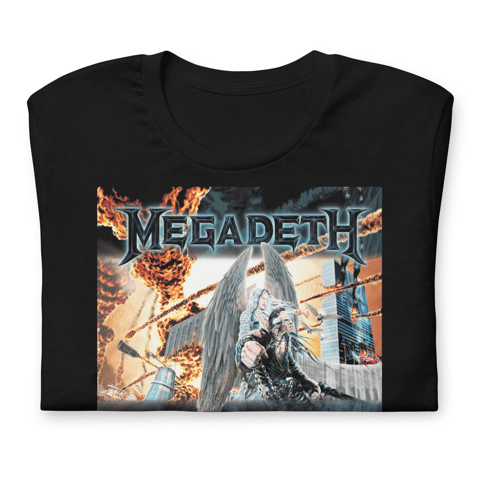 Megadeth - Angel Flames T-Shirt Hoodie, Sweatshirt | ZylaModa.com (Image 3)