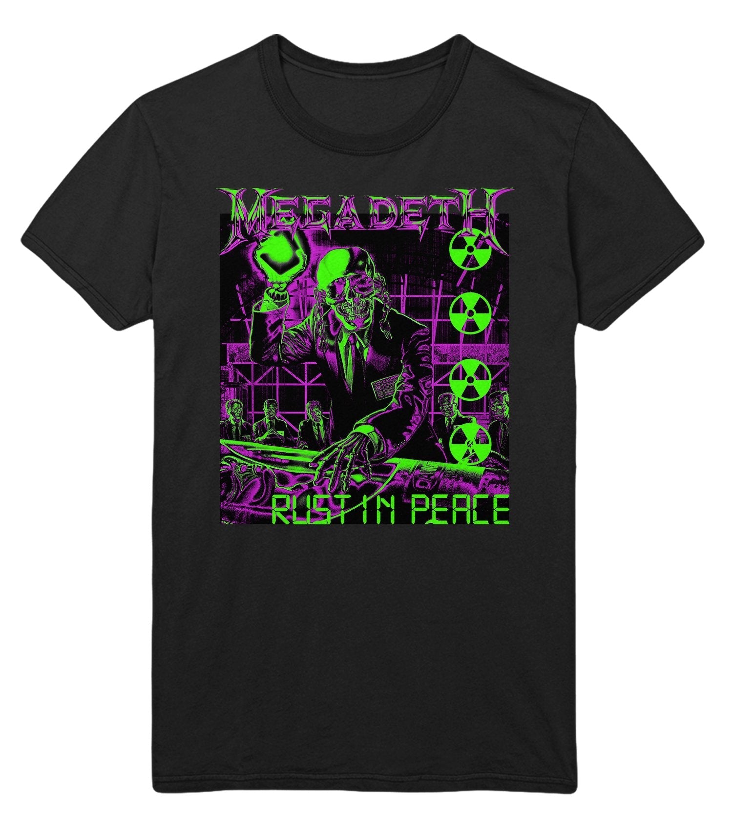 Megadeth Neon Rust T-Shirt Hoodie, Sweatshirt | ZylaModa.com (Image 1)