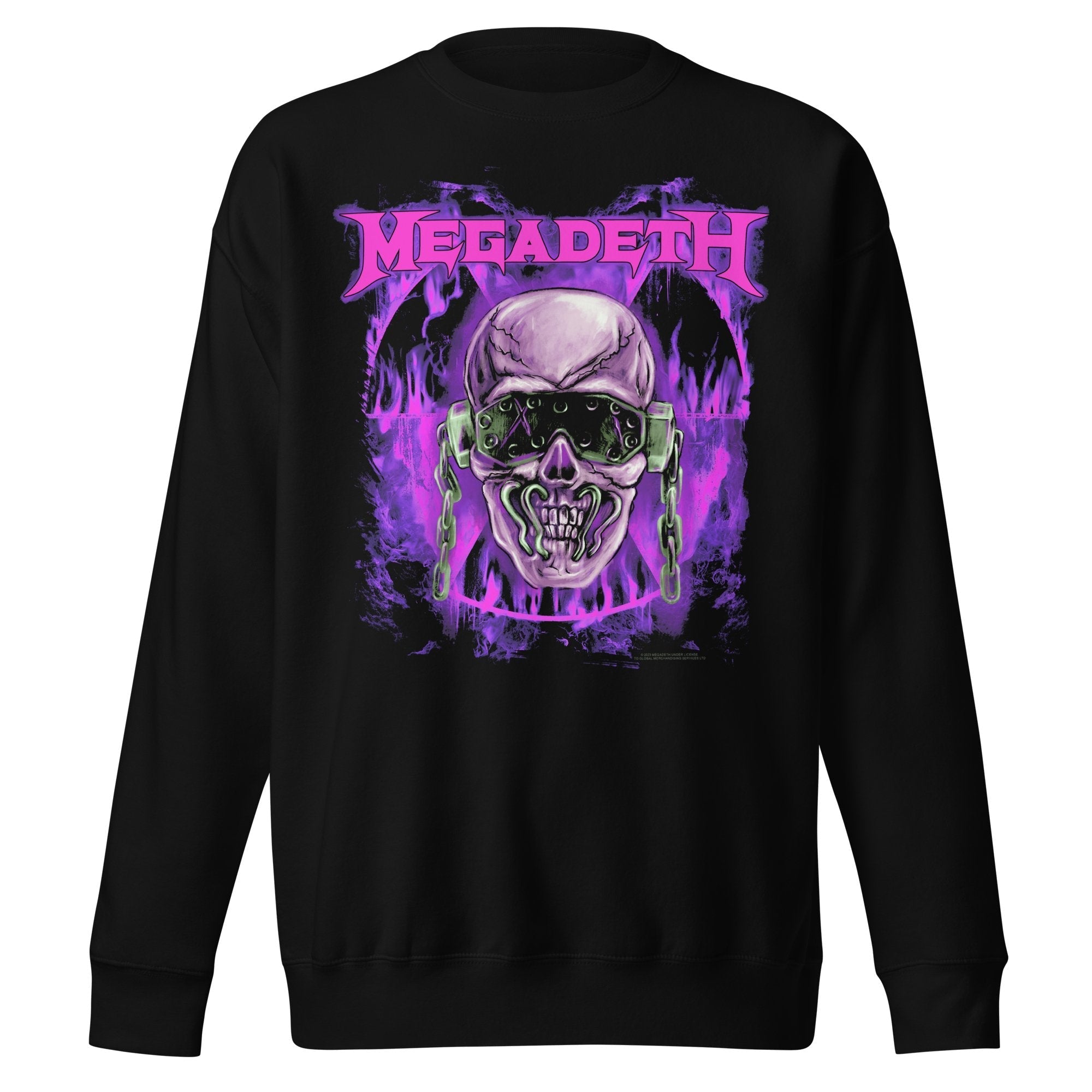 Megadeth Purple Nuclear Jumbo Print Sweatshirt T-Shirts, Hoodie | ZylaModa.com (Image 1)
