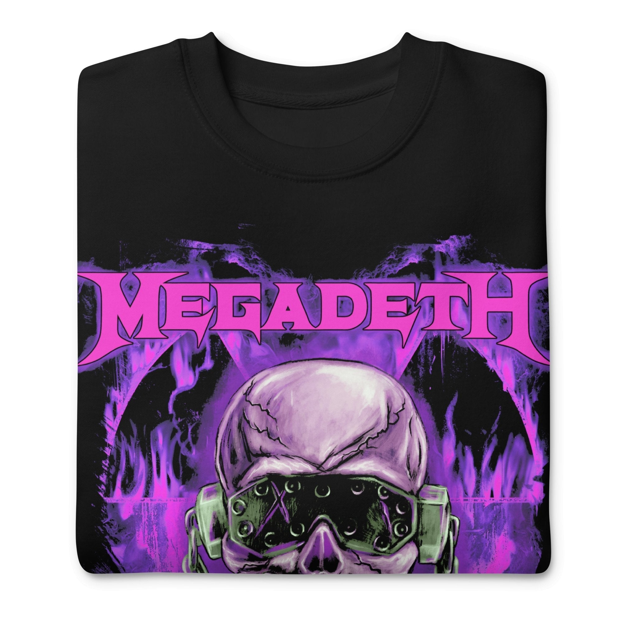 Megadeth Purple Nuclear Jumbo Print Sweatshirt T-Shirts, Hoodie | ZylaModa.com (Image 3)