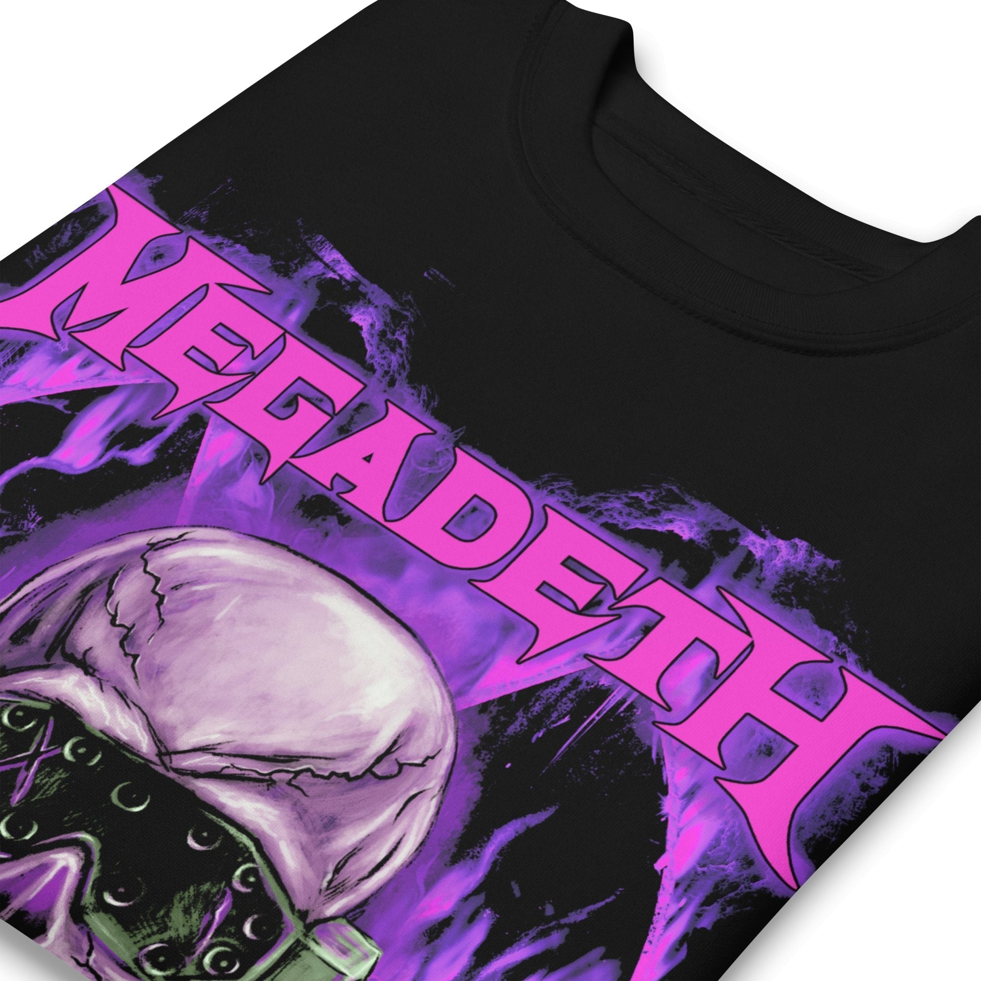 Megadeth Purple Nuclear Jumbo Print Sweatshirt T-Shirts, Hoodie | ZylaModa.com (Image 2)