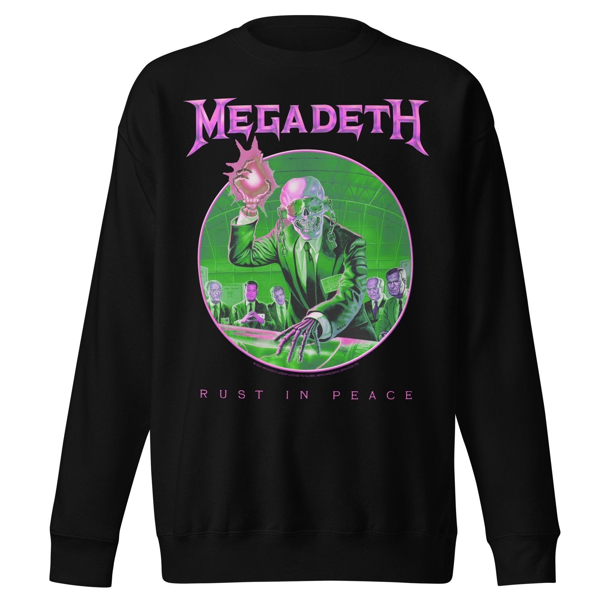 Megadeth Purple Rust Jumbo Print Sweatshirt T-Shirts, Hoodie | ZylaModa.com (Image 1)