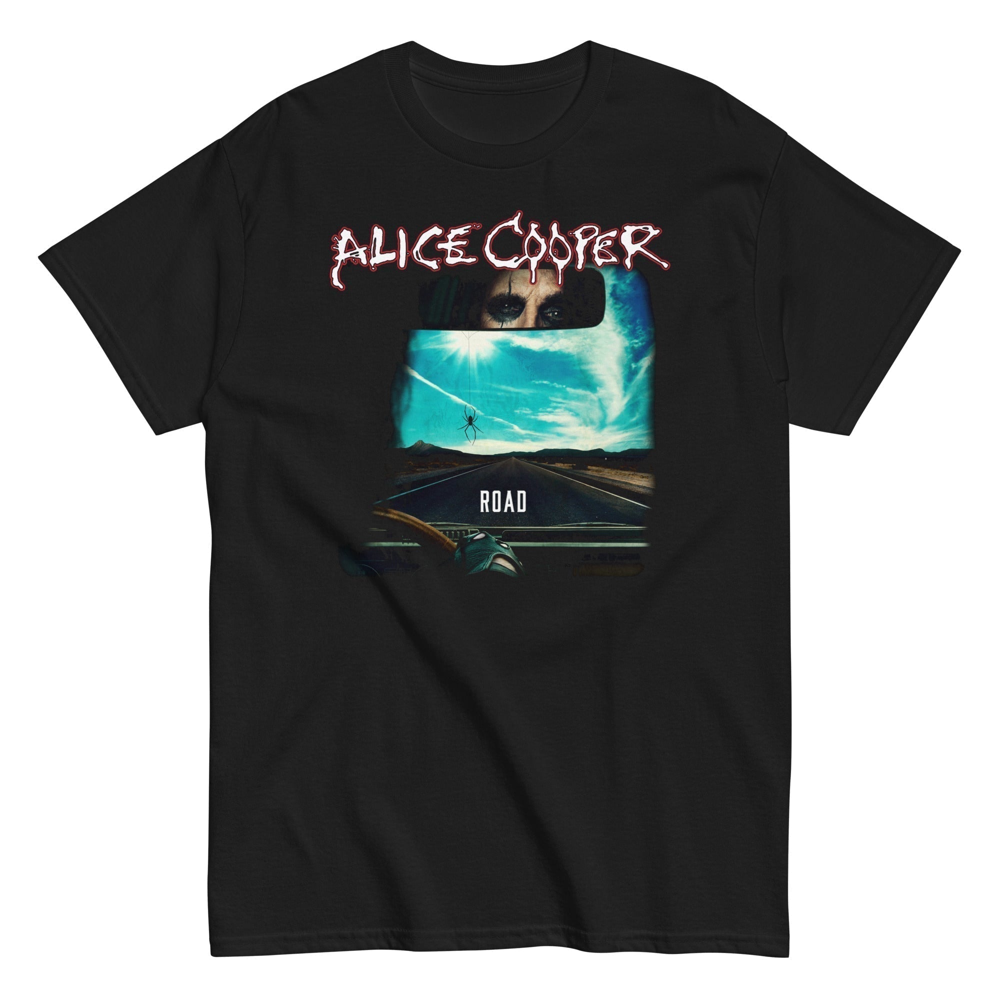 Alice Cooper On The Road T Shirt Black Hoodie, Sweatshirt | ZylaModa.com (Image 1)