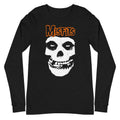 Misfits - Orange Skull Long Sleeve T-Shirt Hoodie, Sweatshirt | ZylaModa.com