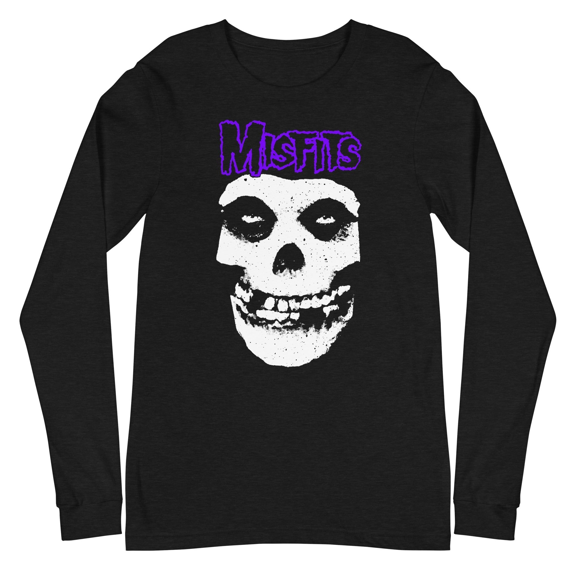 Misfits - Purple Skull Long Sleeve T-Shirt Hoodie, Sweatshirt | ZylaModa.com