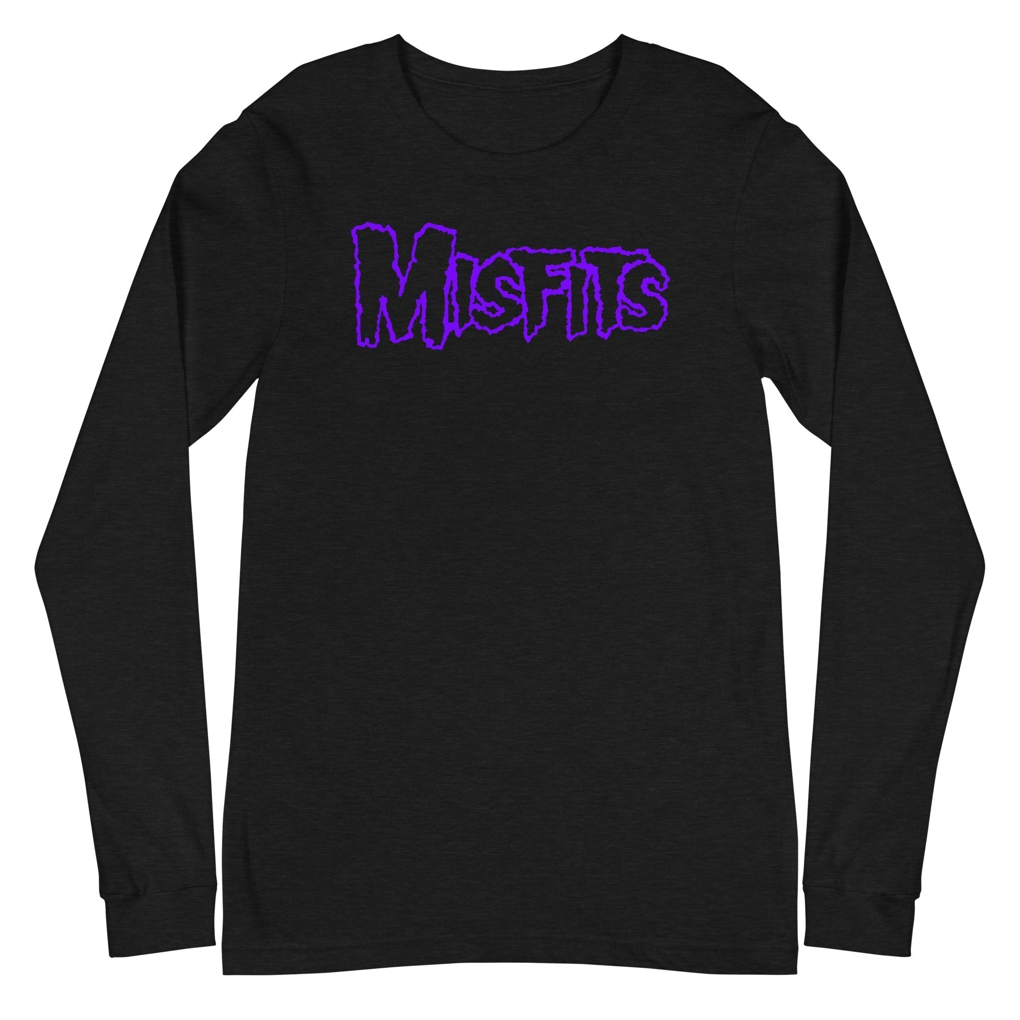 Misfits - Purple Drip Logo Long Sleeve T-Shirt Hoodie, Sweatshirt | ZylaModa.com