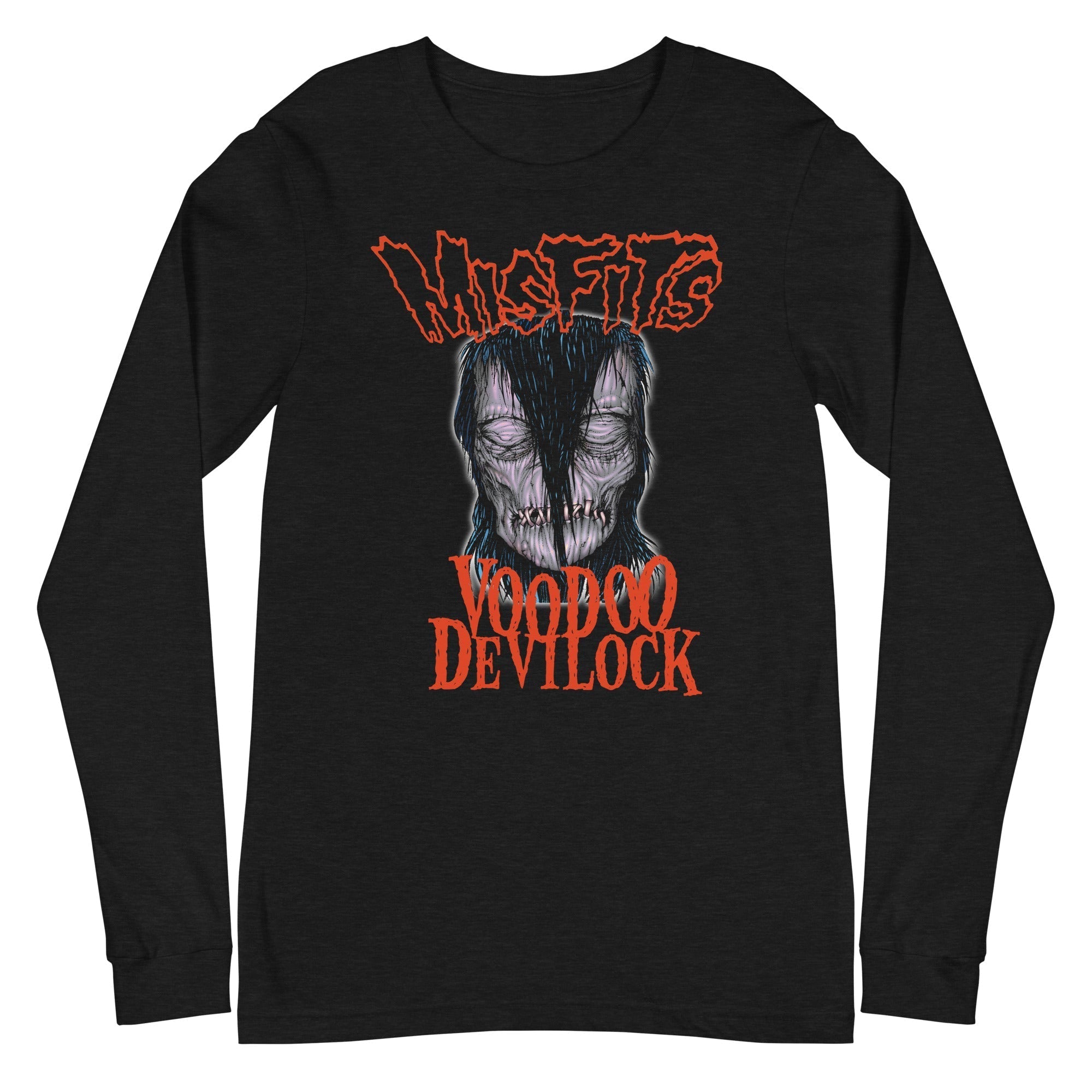 Misfits - VooDoo Devilock Long Sleeve T-Shirt Hoodie, Sweatshirt | ZylaModa.com