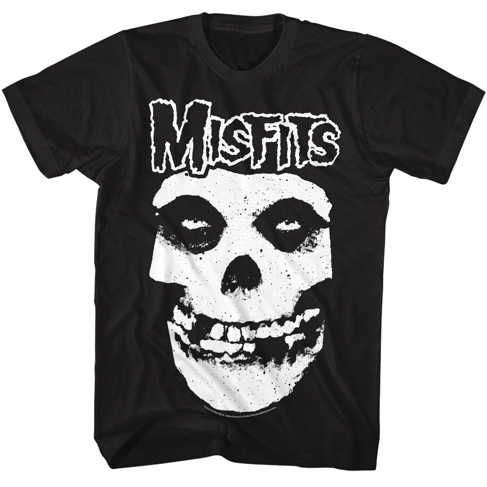 Misfits - Logo Outline Skull Boyfriend Tee Hoodie, Sweatshirt | ZylaModa.com