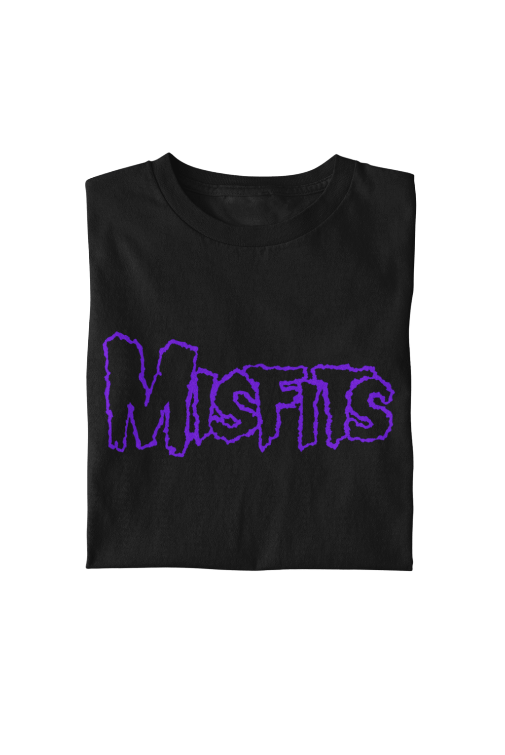 Misfits - Purple Drip Logo T-Shirt Hoodie, Sweatshirt | ZylaModa.com (Image 2)