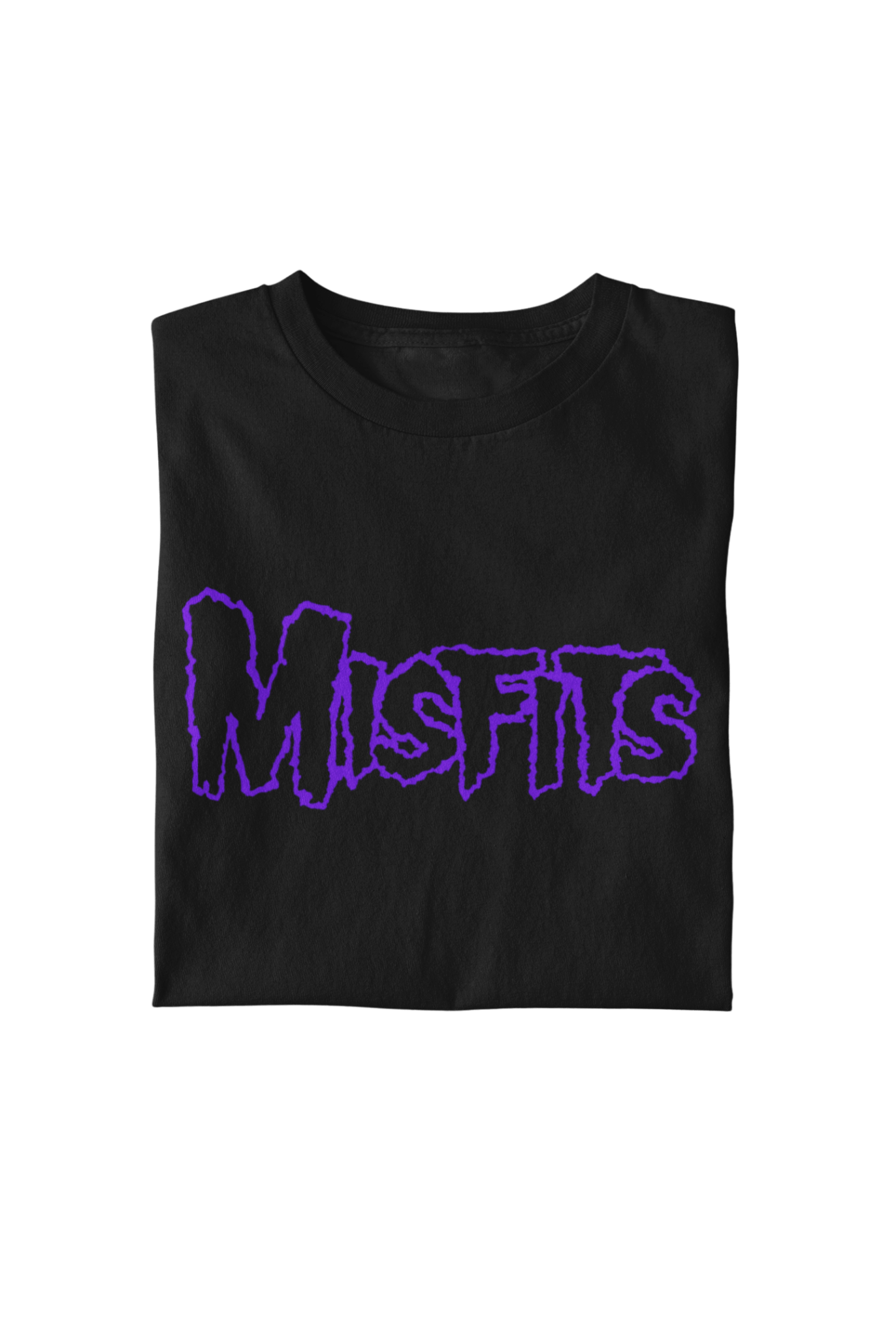 Misfits - Purple Drip Logo T-Shirt Hoodie, Sweatshirt | ZylaModa.com (Image 2)