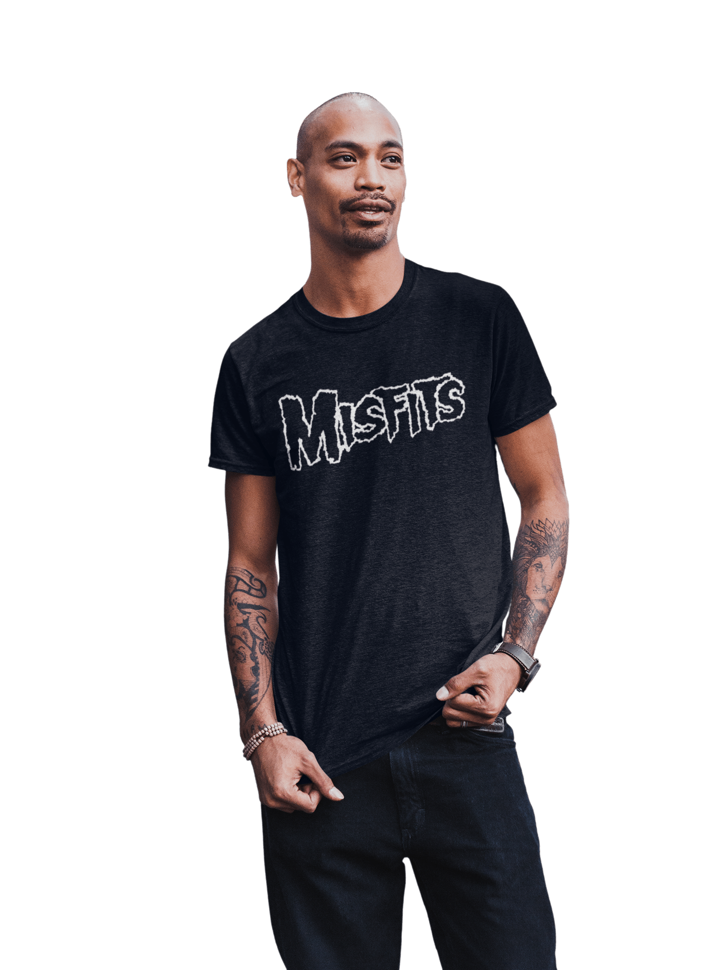 Misfits - White Drip Logo T-Shirt Hoodie, Sweatshirt | ZylaModa.com (Image 2)