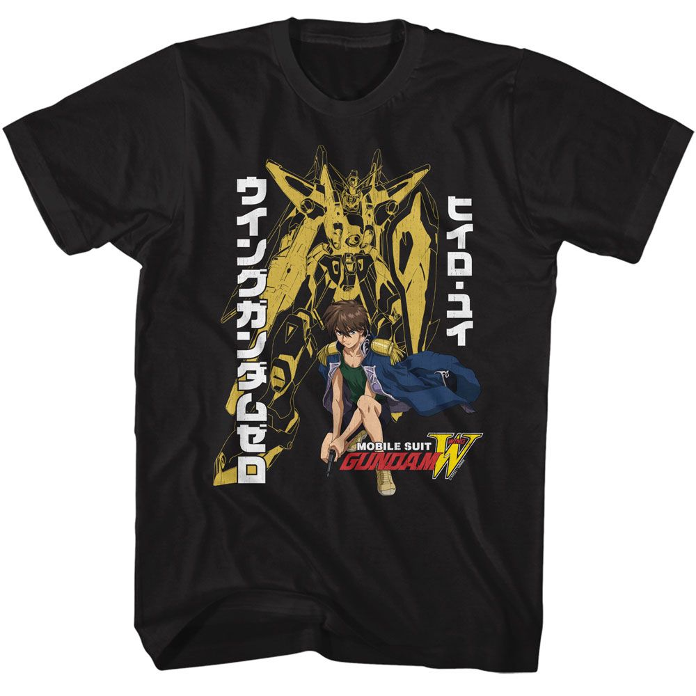 Mobile Suit Gundam - Gundam Heero Yuy And Wing Gundam Zero T-Shirt Hoodie, Sweatshirt | ZylaModa.com