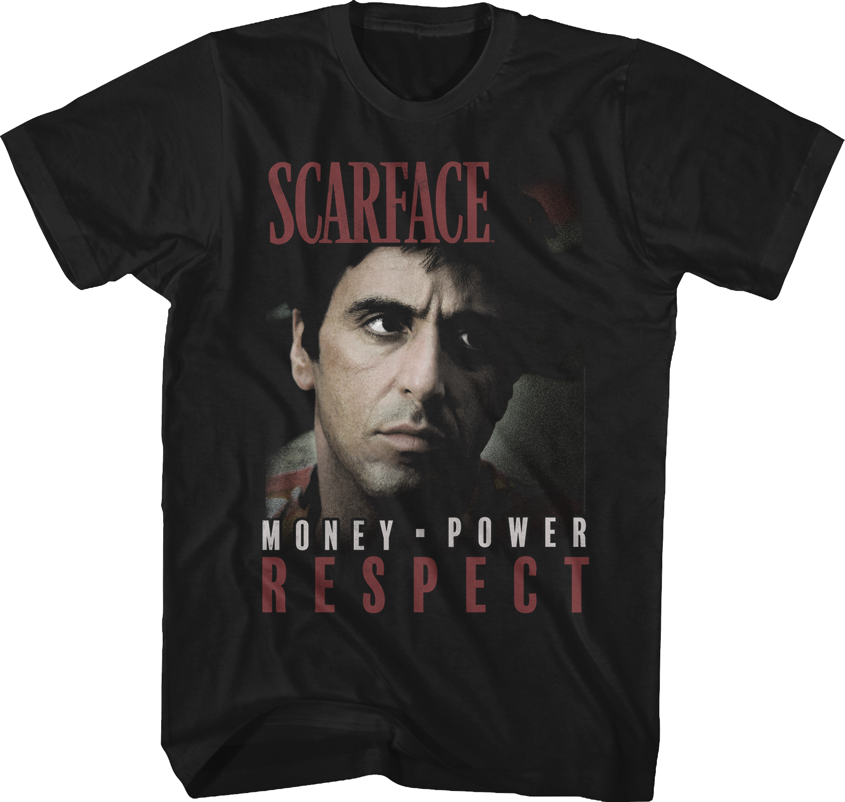 Money Power Respect Scarface Shirt Hoodie, Sweatshirt | ZylaModa.com (Image 1)