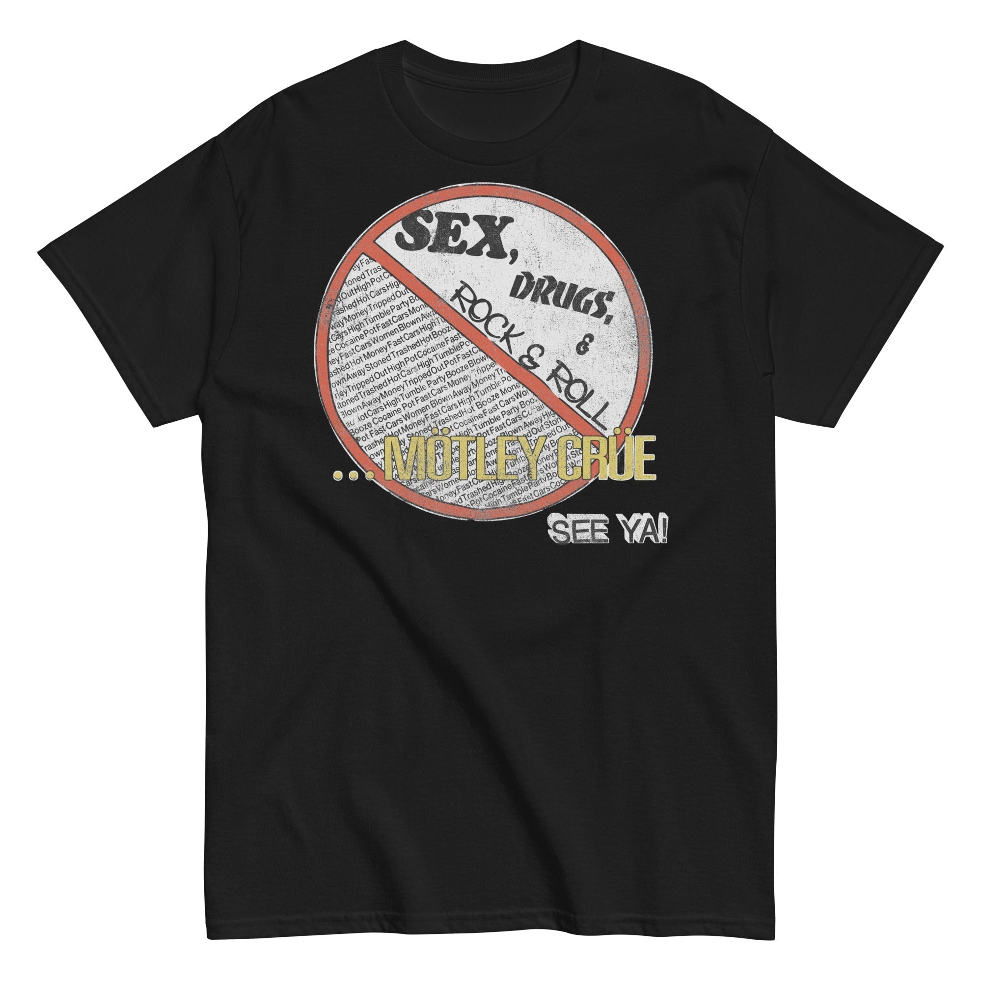 Motley Crue - No Fun Tour '84 T-Shirt Hoodie, Sweatshirt | ZylaModa.com (Image 1)