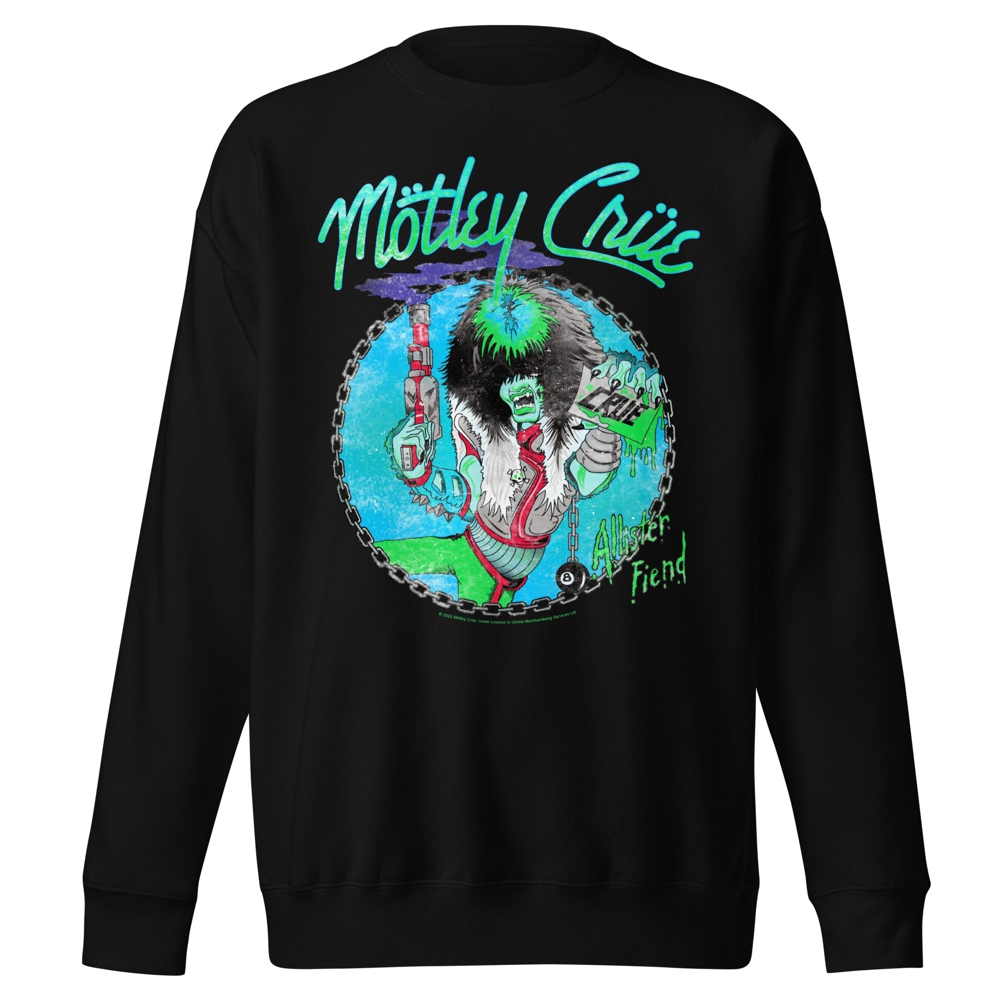 Motley Crue Turquoise Allister Jumbo Print Sweatshirt T-Shirts, Hoodie | ZylaModa.com (Image 1)