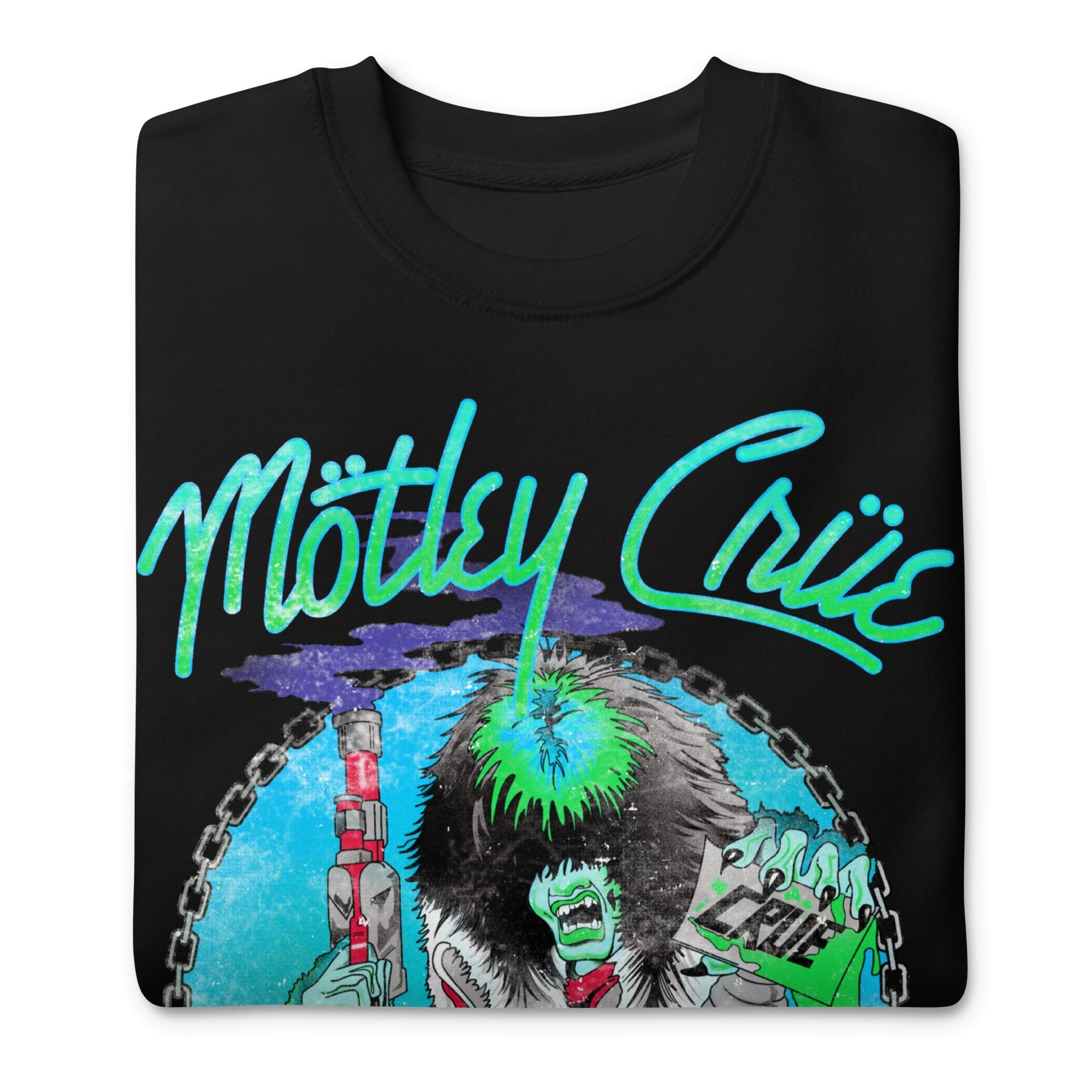 Motley Crue Turquoise Allister Jumbo Print Sweatshirt T-Shirts, Hoodie | ZylaModa.com (Image 3)