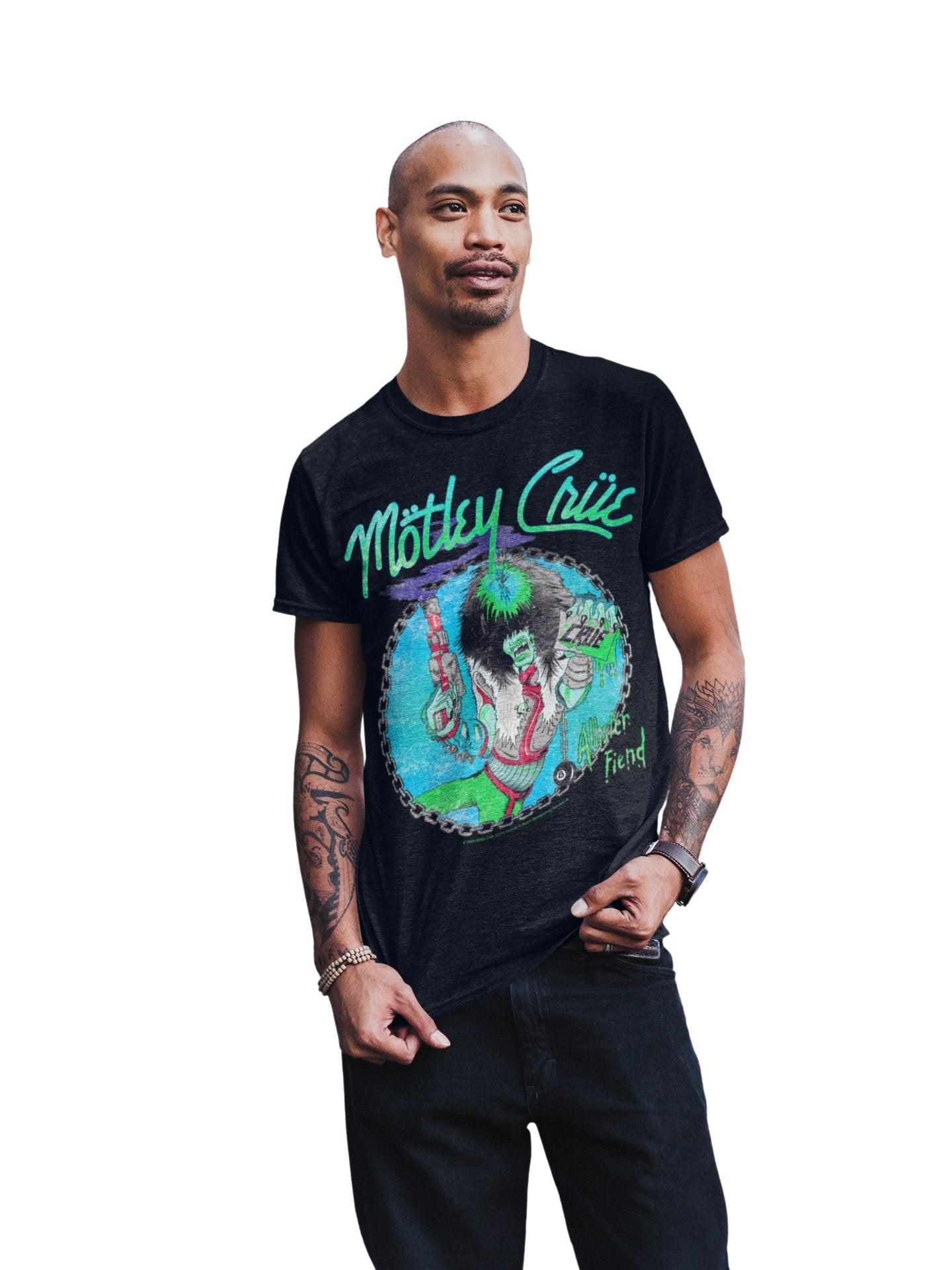 Motley Crue Turquoise Allister T-Shirt Hoodie, Sweatshirt | ZylaModa.com (Image 2)