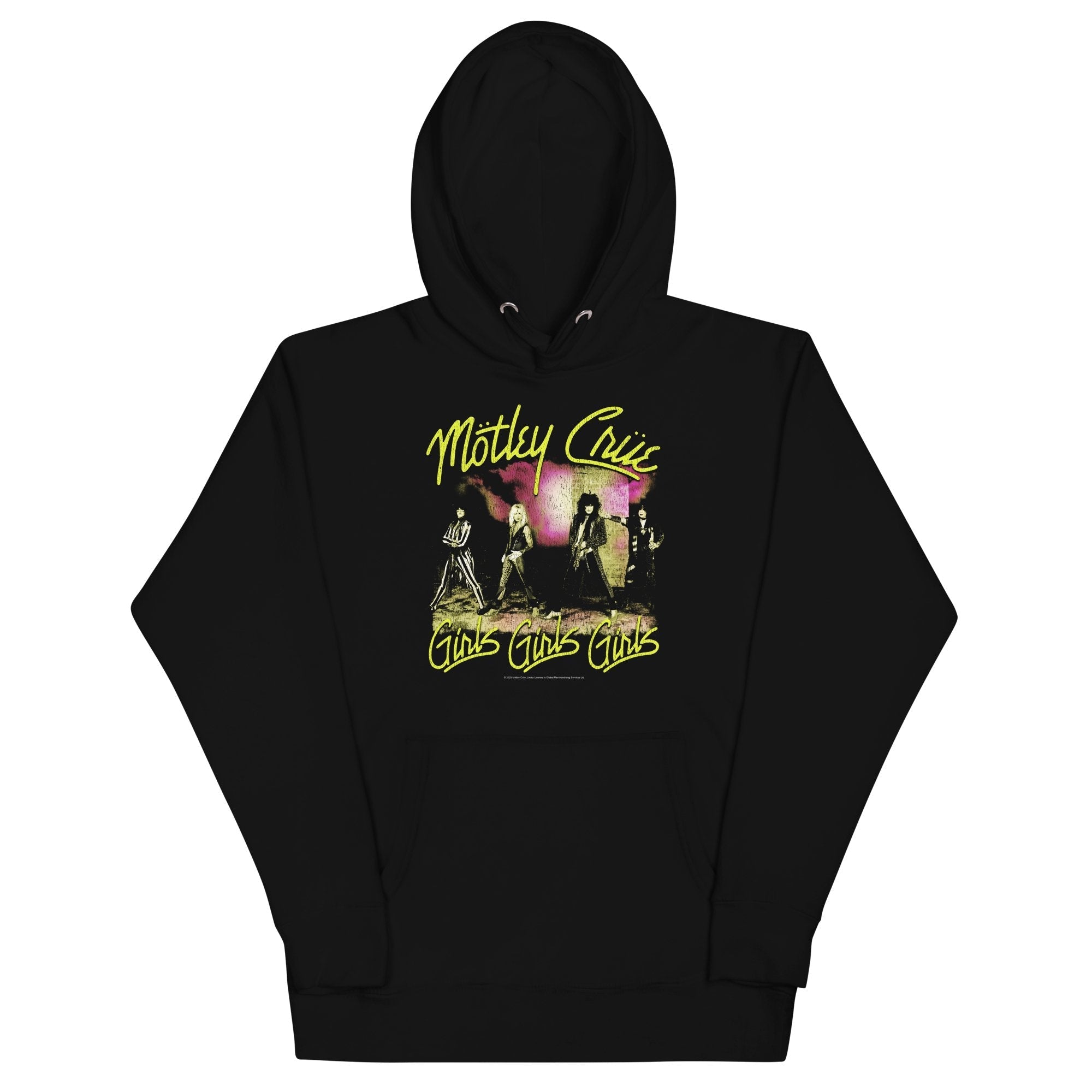 Motley Crue Yellow Girls Classic Hoodie T-Shirts, Sweatshirt | ZylaModa.com (Image 1)