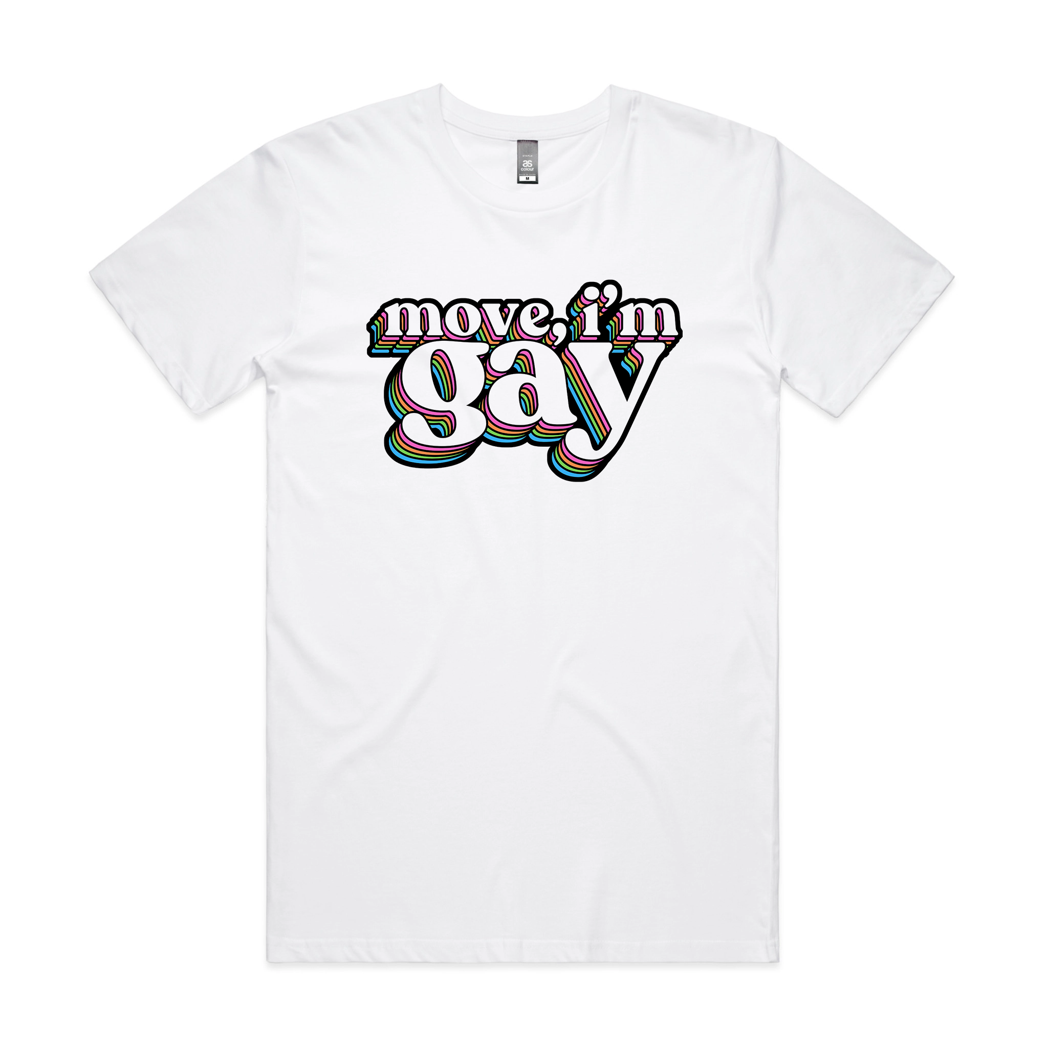 Move, I'm Gay Tee Hoodie, Sweatshirt | ZylaModa.com (Image 1)