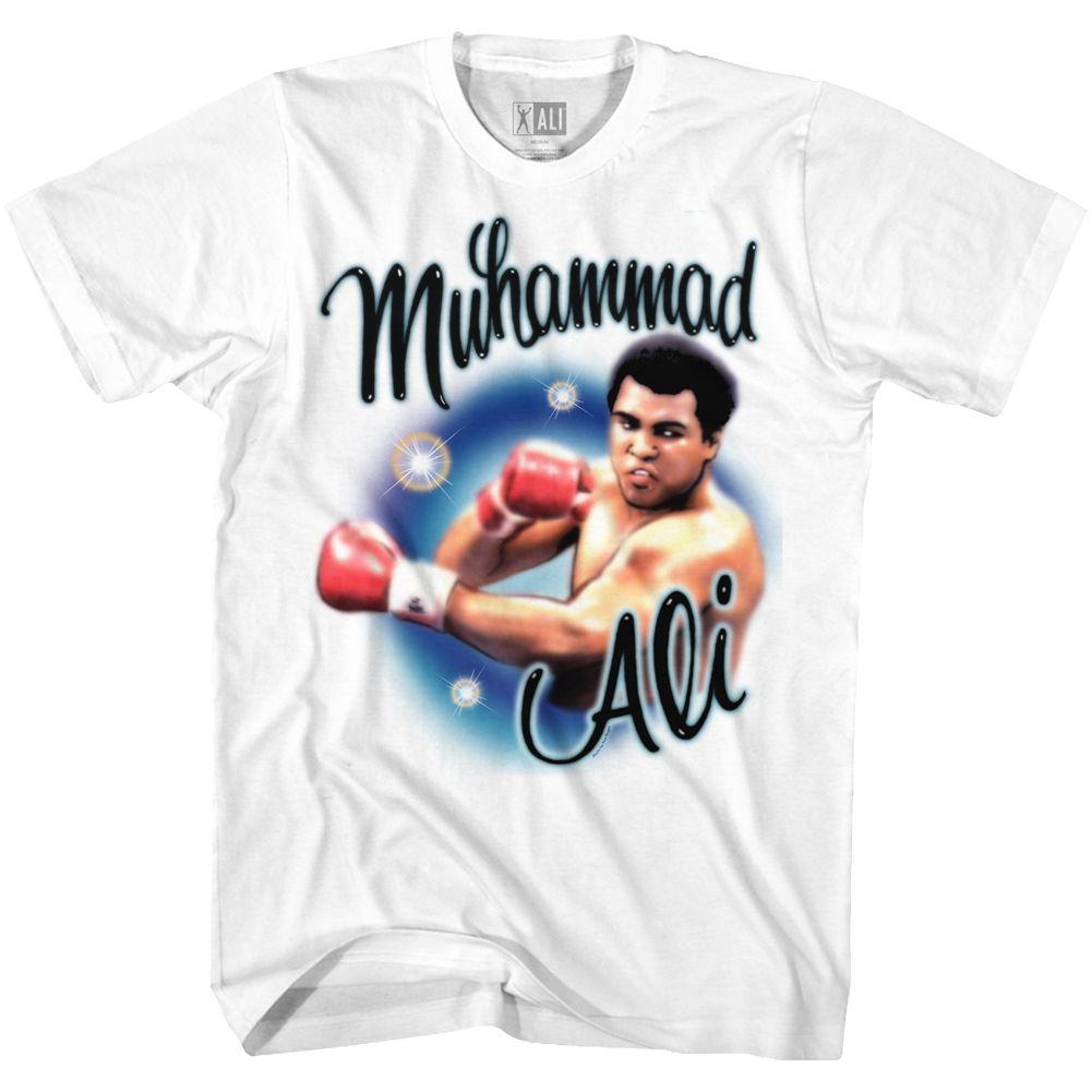 Muhammad Ali Airbrush Punch T-Shirt Hoodie, Sweatshirt | ZylaModa.com (Image 2)
