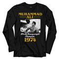 Muhammad Ali - MA74SS Long Sleeve Boyfriend Tee Hoodie, Sweatshirt | ZylaModa.com