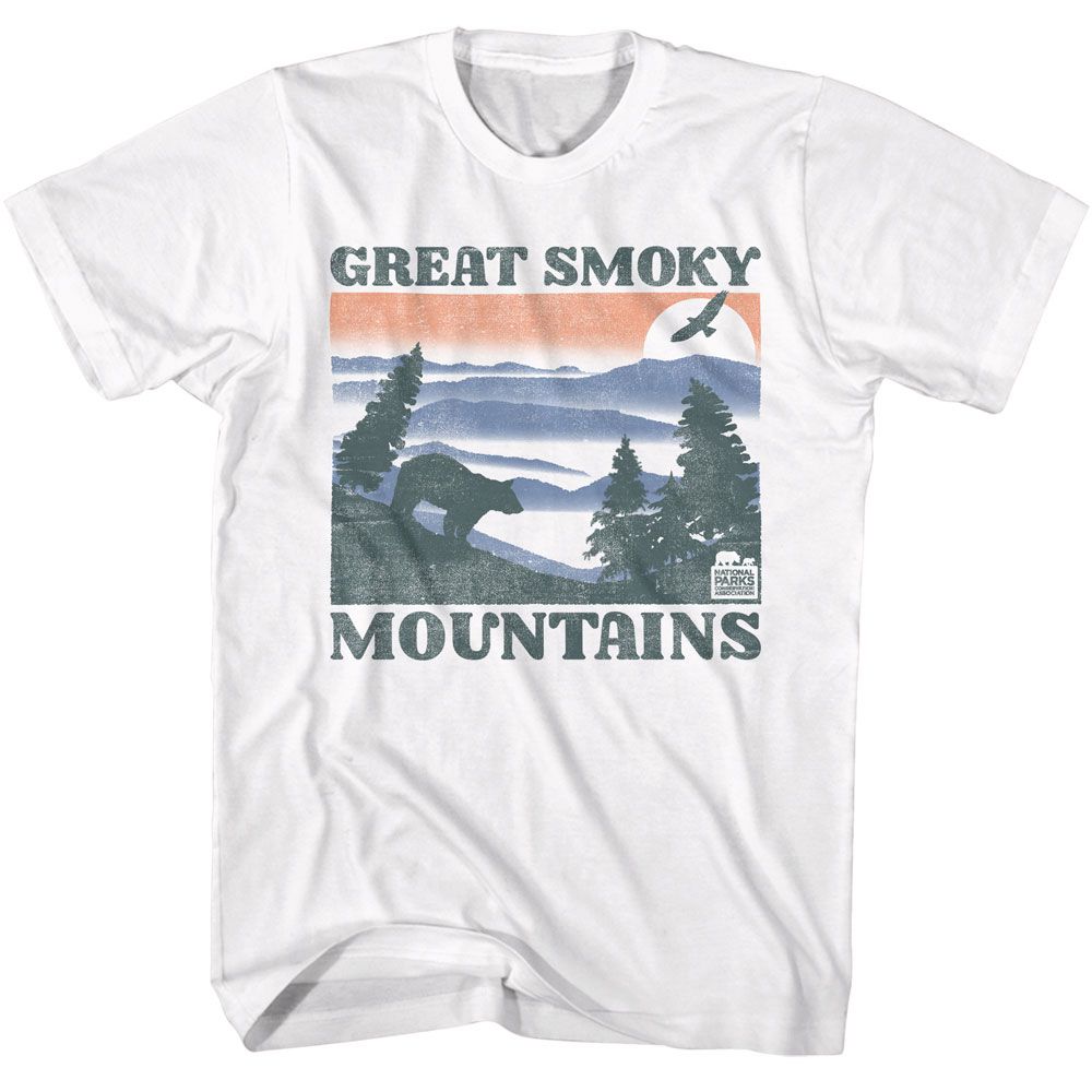 National Parks - GSM Bear And Mtns T-Shirt Hoodie, Sweatshirt | ZylaModa.com