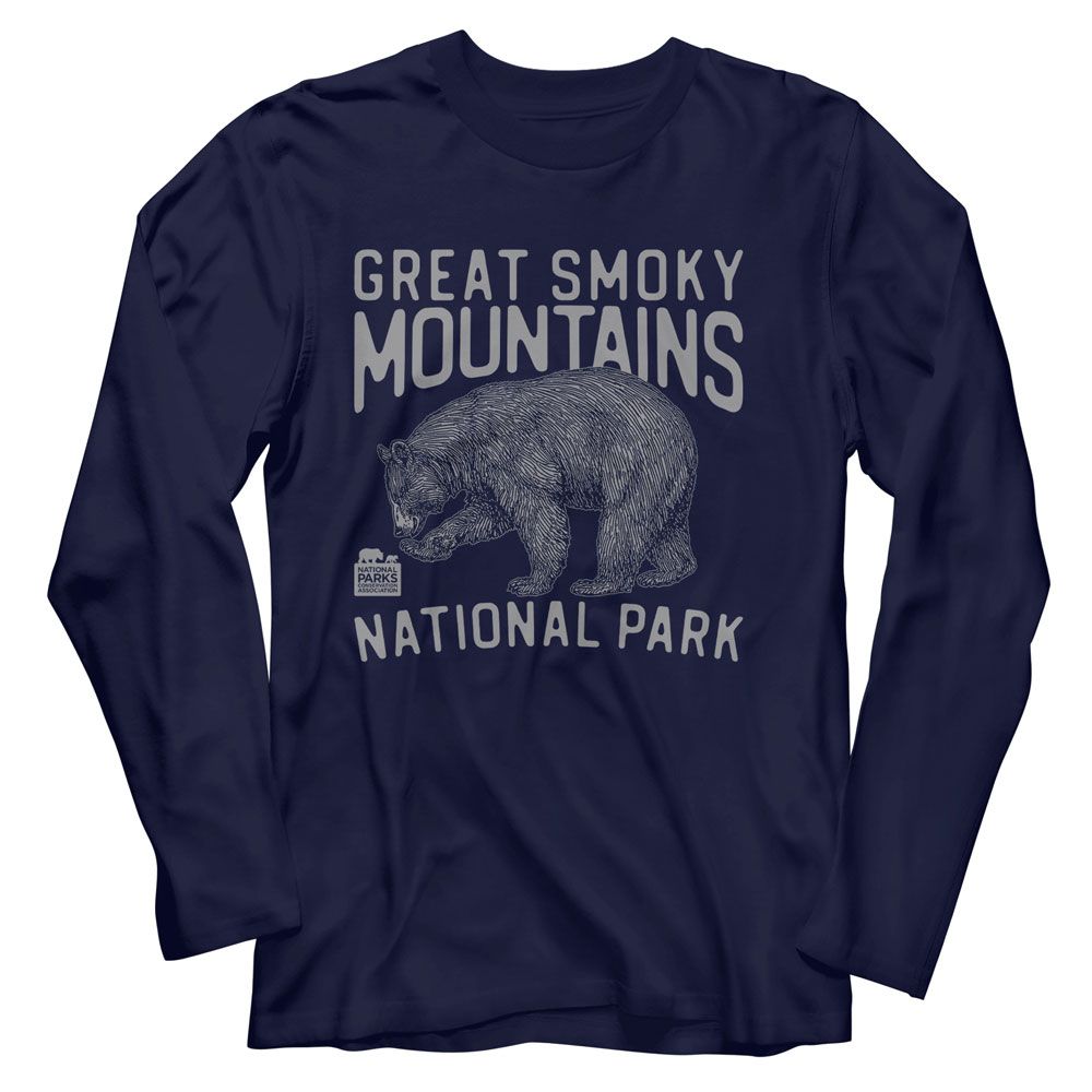 National Parks - SMNP 1940 Long Sleeve Boyfriend Tee Hoodie, Sweatshirt | ZylaModa.com