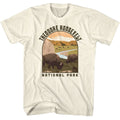 National Parks - Theodore Roosevelt Landscape Shape T-Shirt Hoodie, Sweatshirt | ZylaModa.com